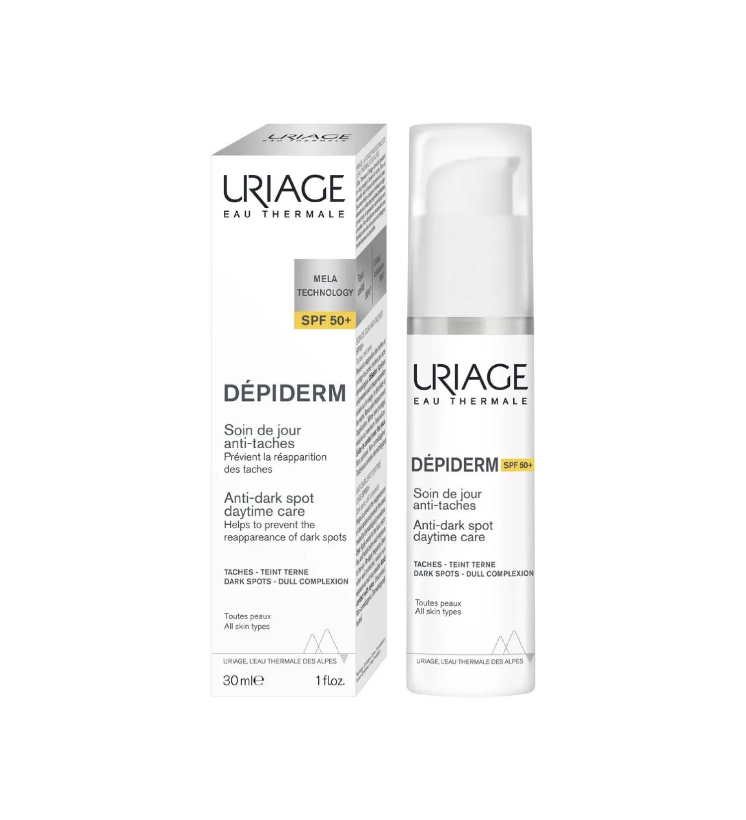 URIAGE Uryazh depidderm SPF50+ daily cream against pigmentation 30ml - Buy Online on GoSupps.com