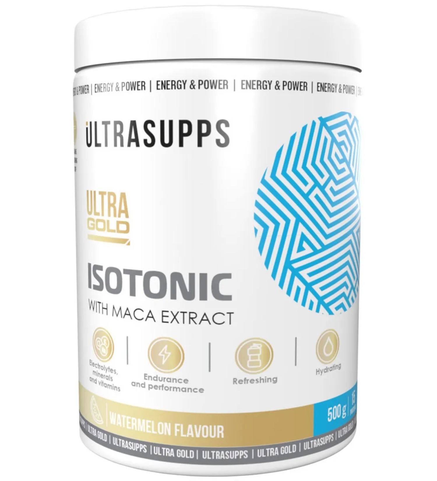 UltraSupps Isotonic + poppy ultrasapps Ultra Gold Isotonic 500 g - Buy Online on GoSupps.com