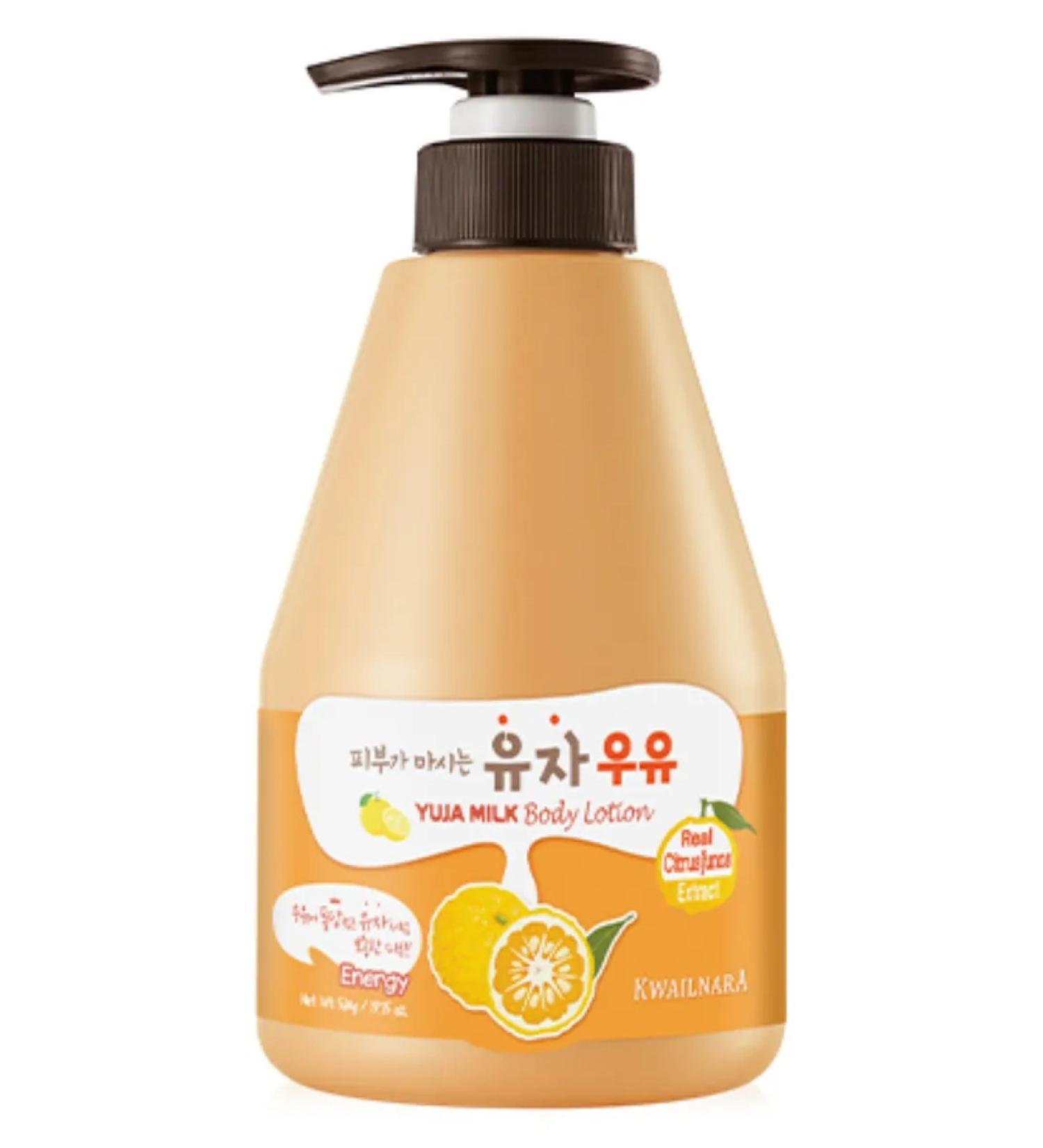 WELCOS Kwailnara yuja mik brody Lotion for the body of the yuzu 560ml