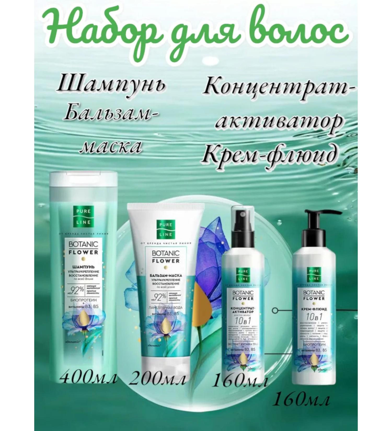 Pure Line Cosmetic set for damaged hair - Buy Online on GoSupps.com