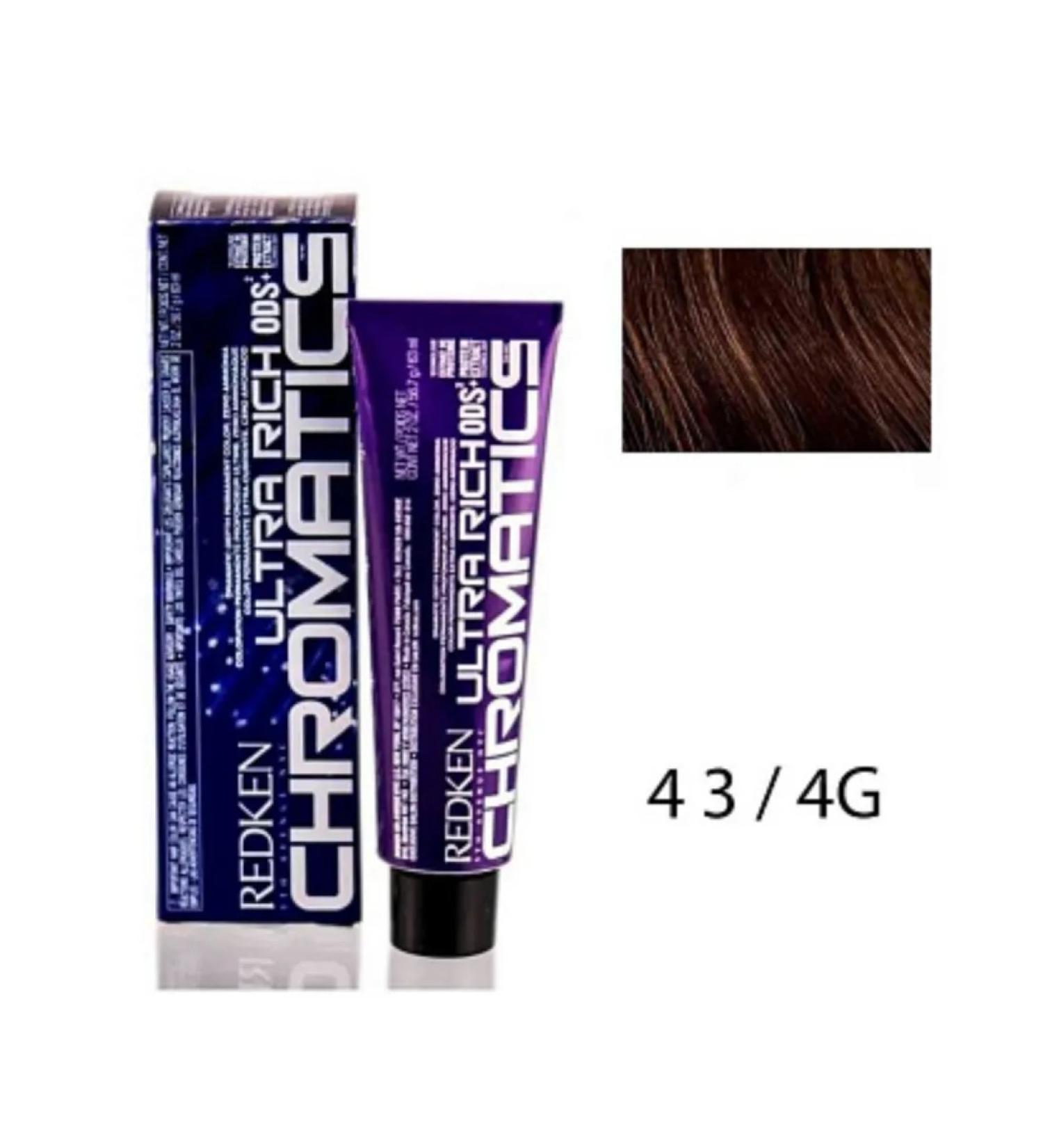 REDKEN Persistent hair dye Chromatics golden 4G - Buy Online on GoSupps.com