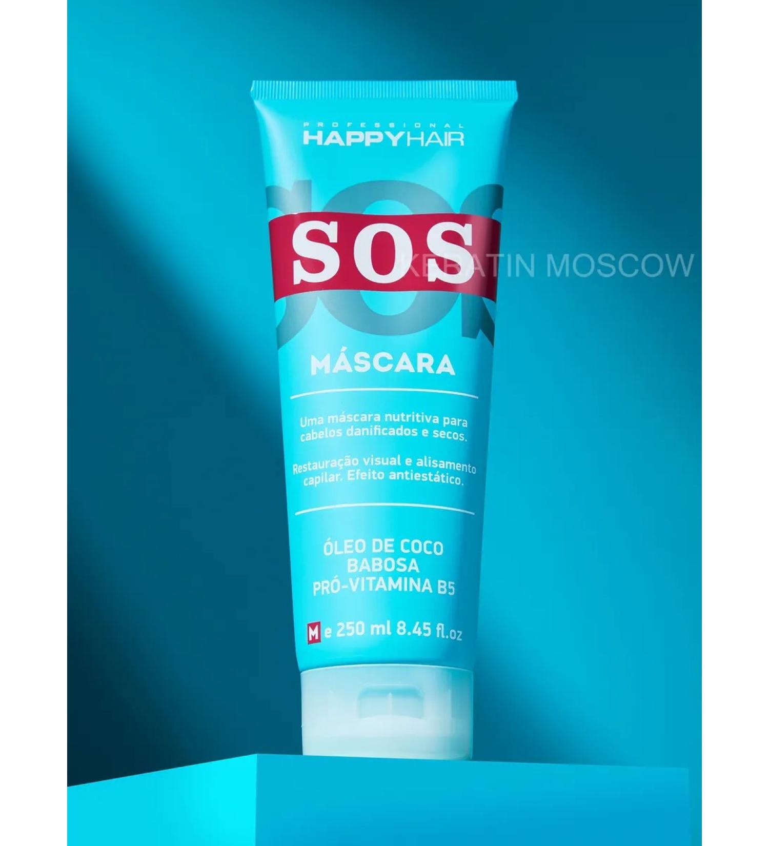 Keratin Moscow Happy Hair Sos Mask hair mask - Buy Online on GoSupps.com