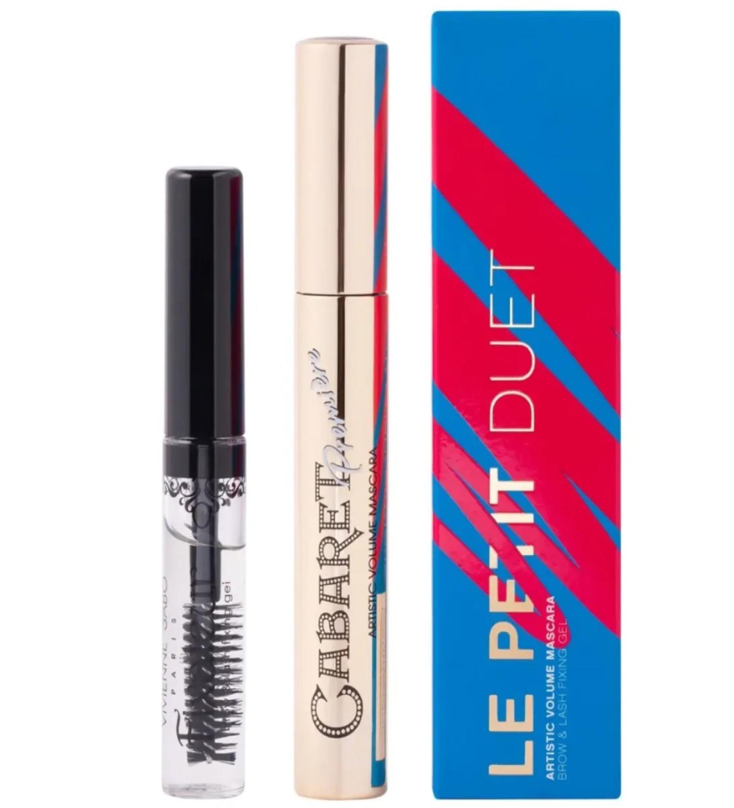 VIVIENNE SABO Cabaret mascara Cabaret 01+Fixateur eyebrow gel 02 - Buy Online on GoSupps.com