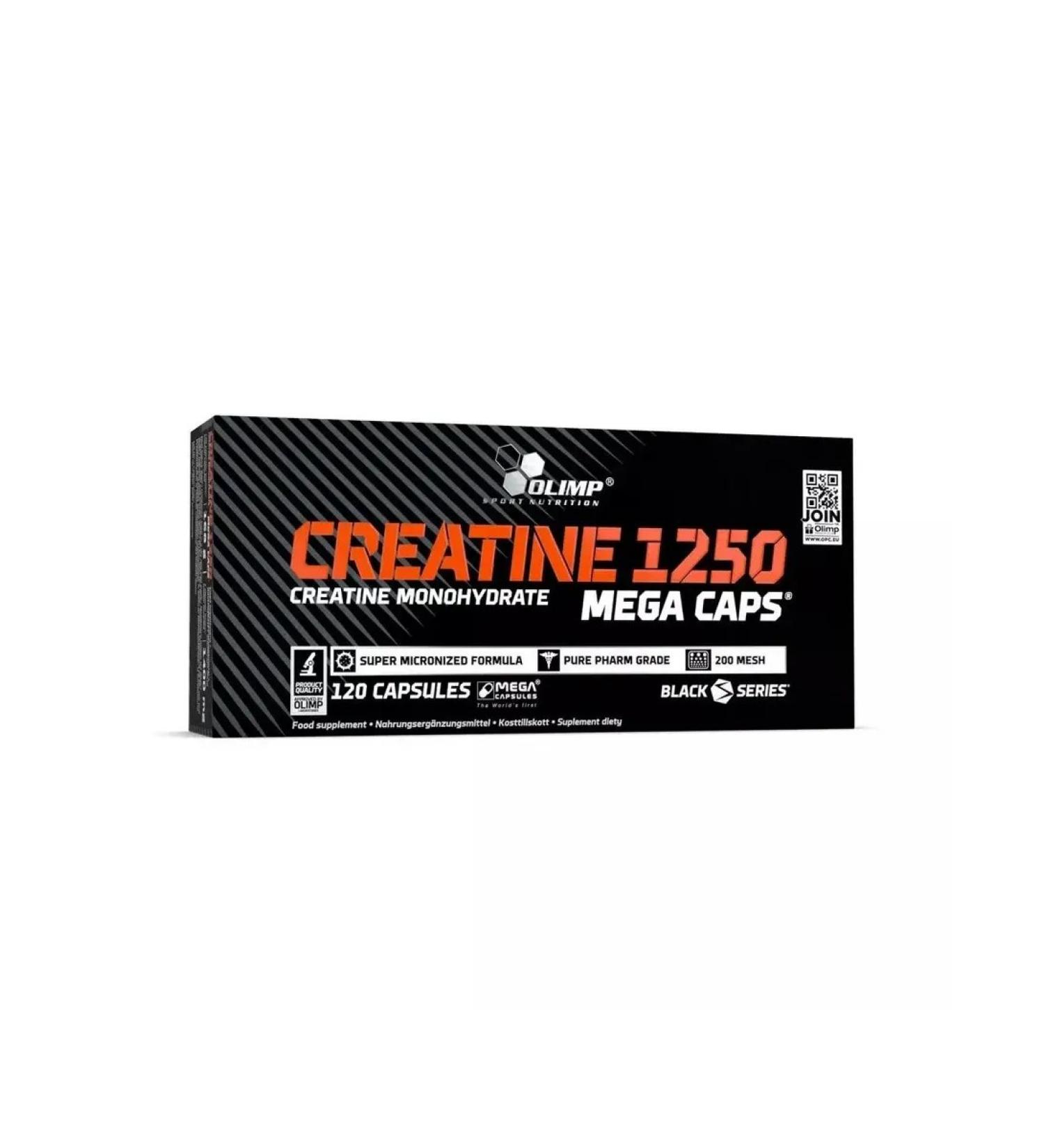 Olympus Creatine Monohydrate Capsula Creatine 1250 Mega Caps 120 pcs
