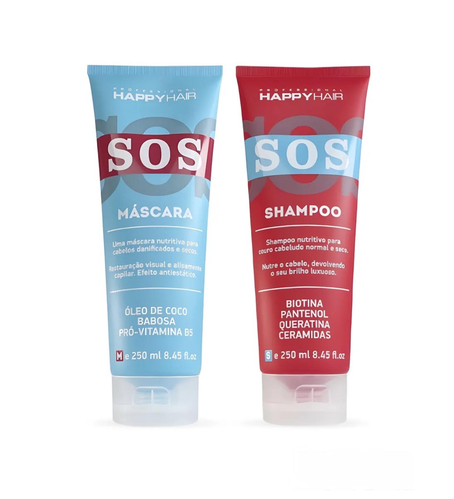 SOS HAIR Happy Hair Sos shampoo mask
