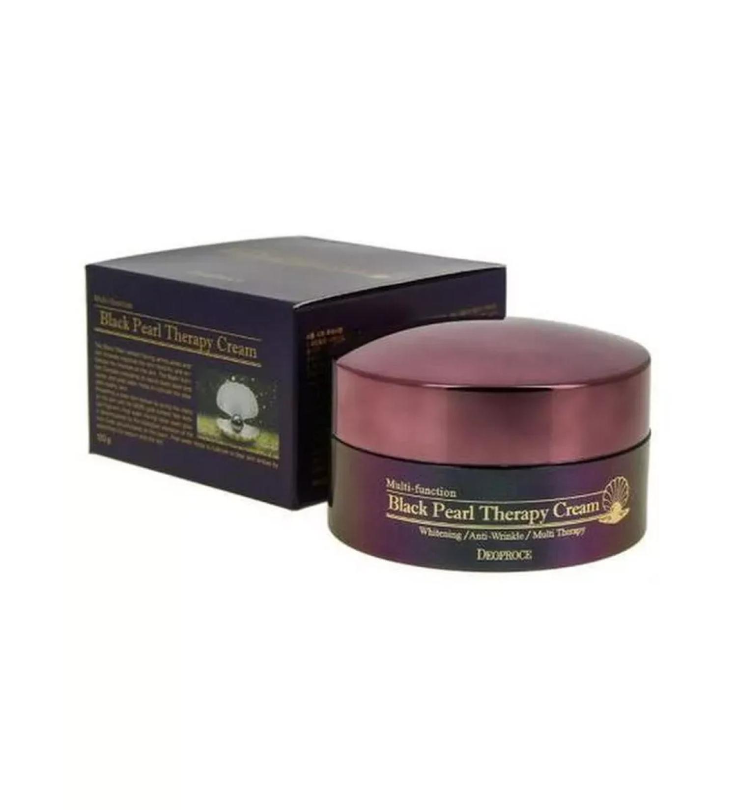 DEOPROCE Rejuvenating face cream with black pearls - Buy Online on GoSupps.com