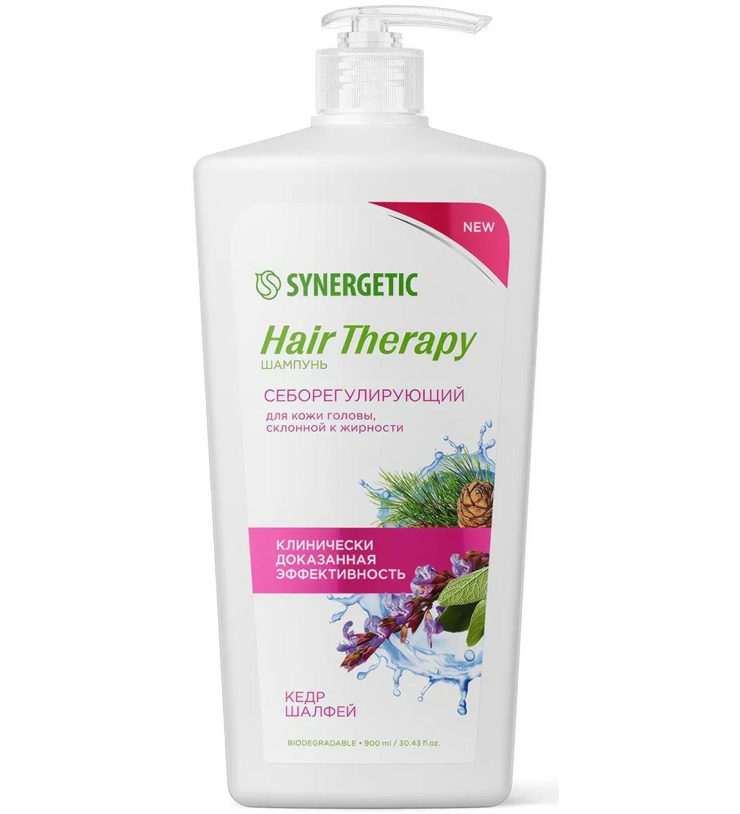 SYNERGETIC Hair Therapy shampoo seborrilny for the scalp 900 ml - Buy Online on GoSupps.com
