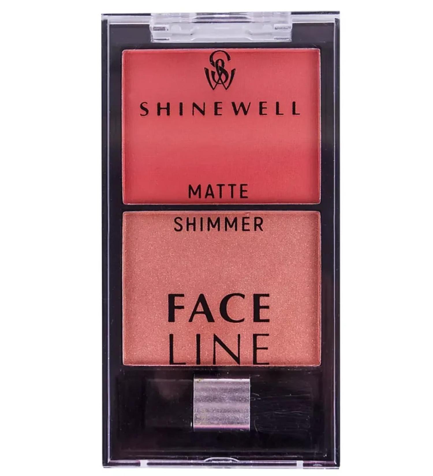 SHINEWELL Blush powder tone 01 coral beige 8 g