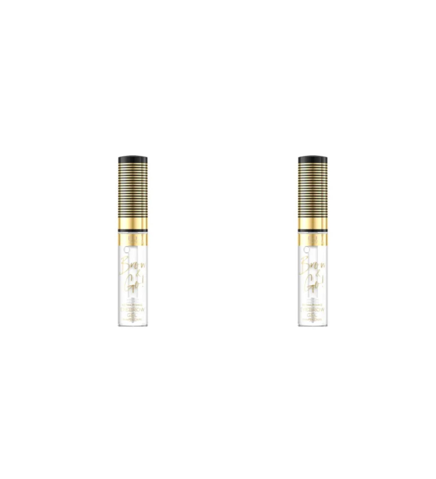 Eveline Cosmetics Eyebrow gel superfixation transparent Brow & GO 2 pcs - Buy Online on GoSupps.com