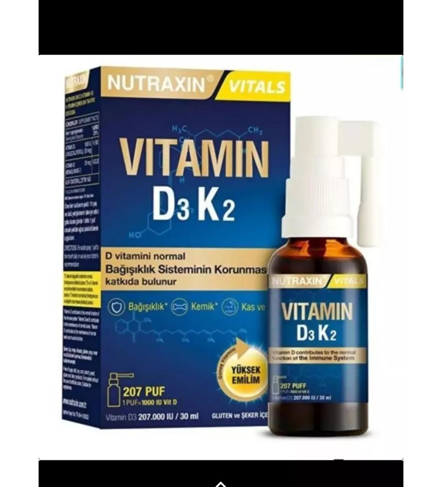 NUTRAXIN Vitamin D3K2