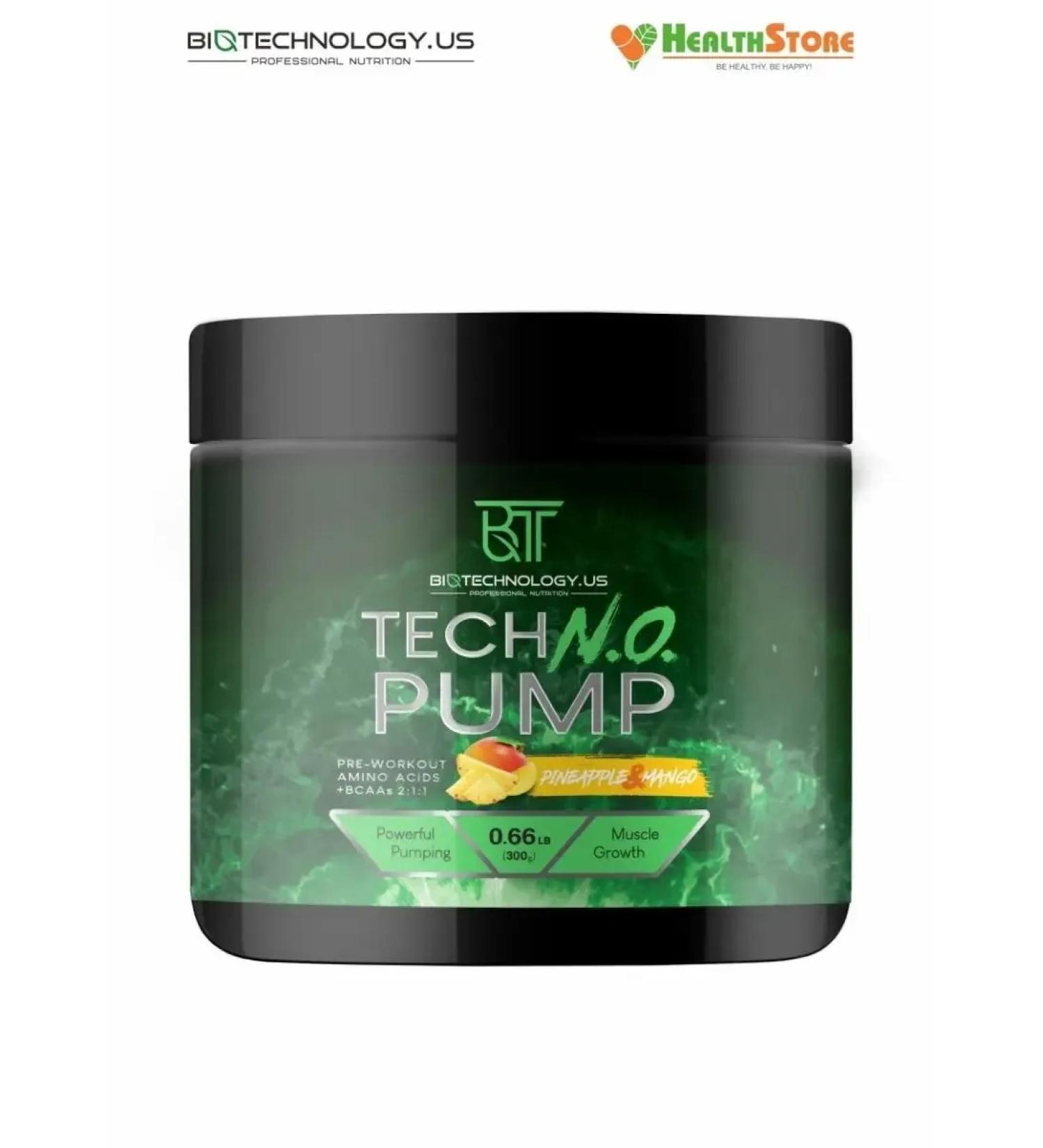 BiotechnologyUS Tech N.O. PUMP 300g pineapple manko Preventive complex - Buy Online on GoSupps.com