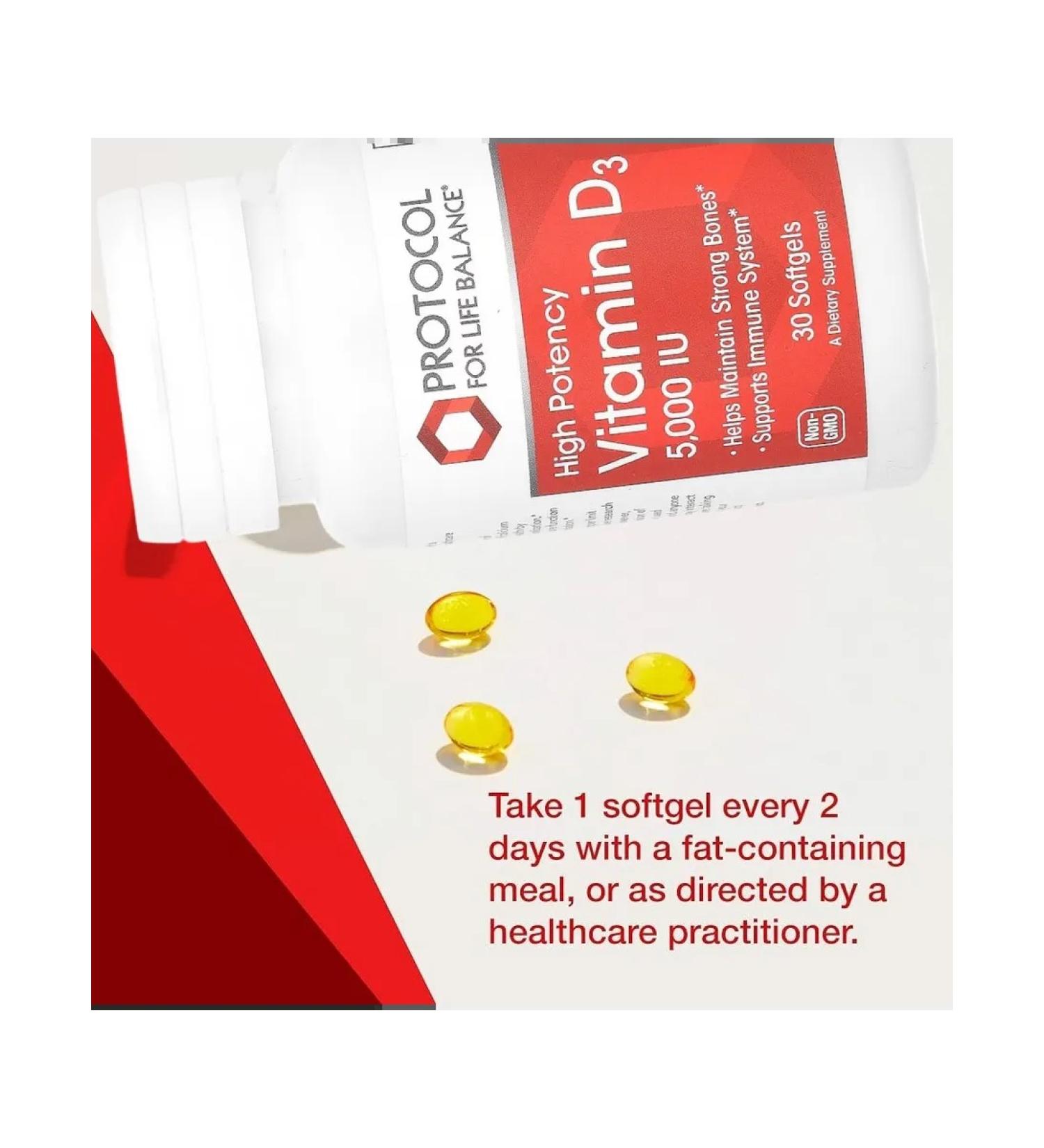 Protocol Vitamin D3 - Bone & Teeth Support - Buy Online on GoSupps.com