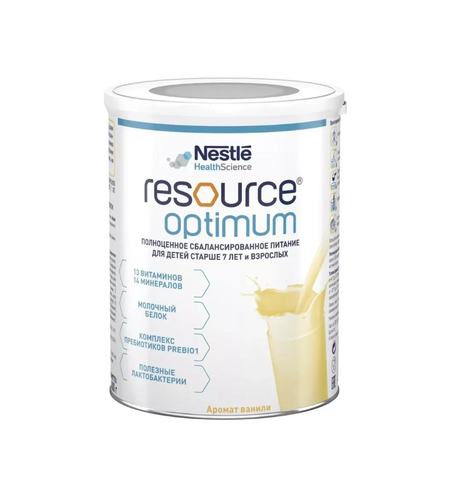Nestle Dry mixture of the Optimum Resource 400g