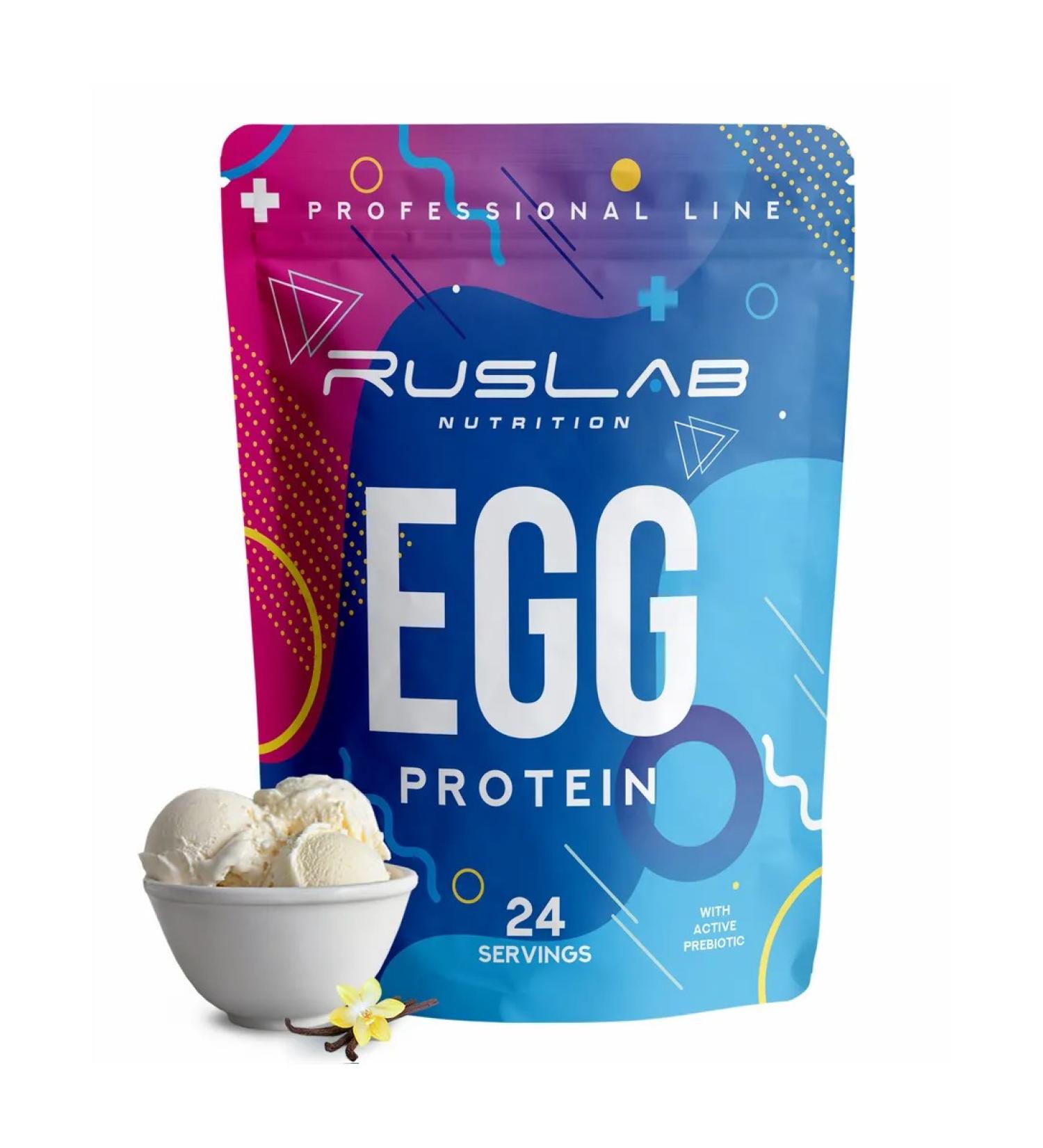 Ruslabnutrition Protein Egg Protein (720 gr) vanilla ice cream - Buy Online on GoSupps.com