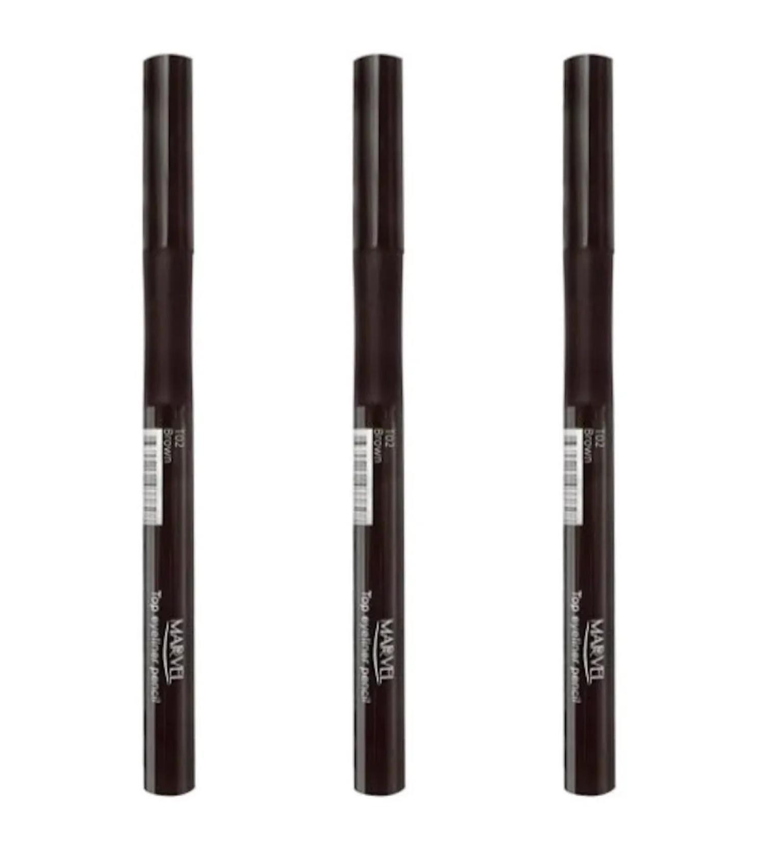 Marvel Cosmetics Eye makeup T02 Brown 3 pcs - Buy Online on GoSupps.com