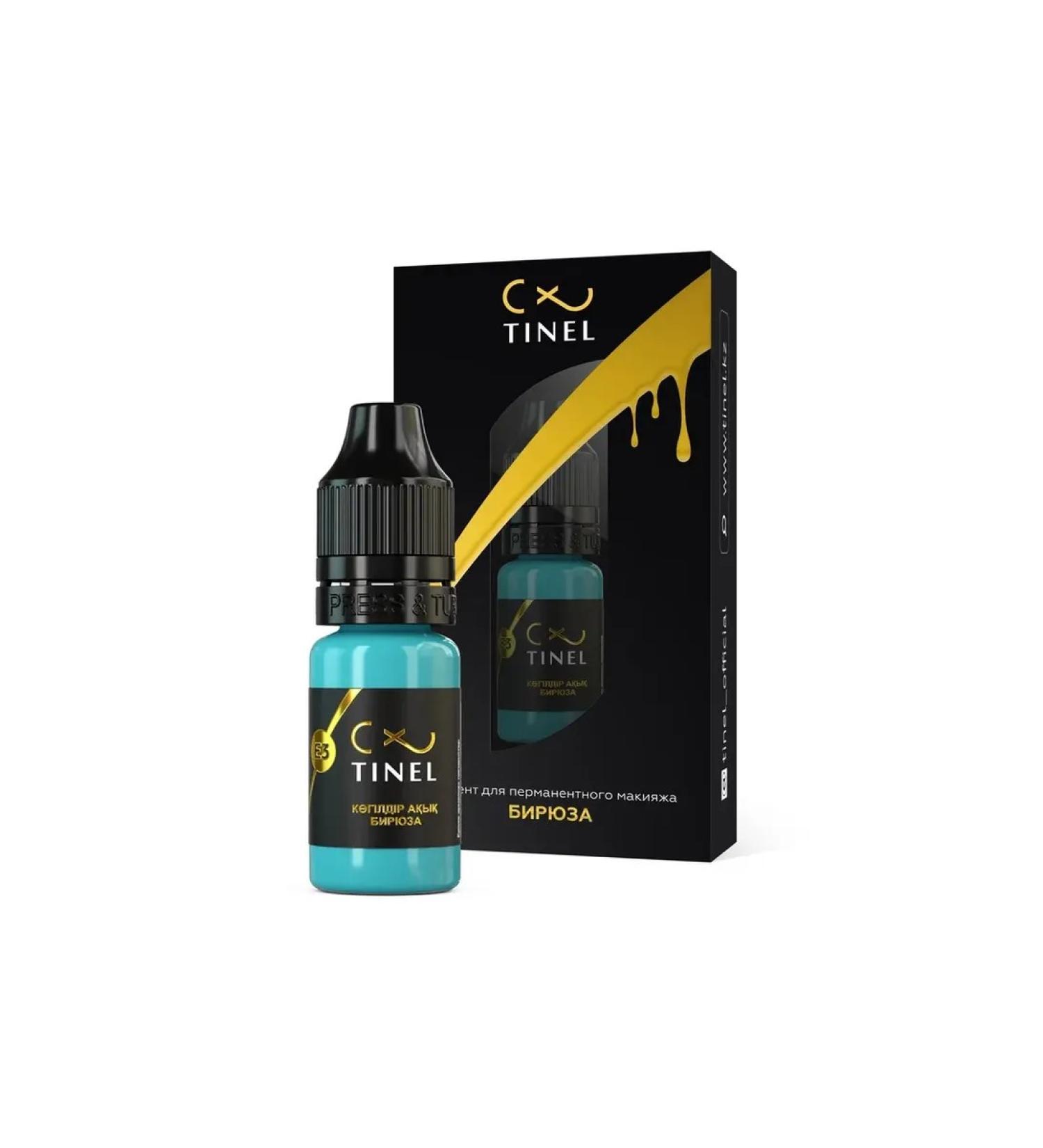 Tinel pigment for permanent makeup e3 turquoise (5 ml) - Buy Online on GoSupps.com