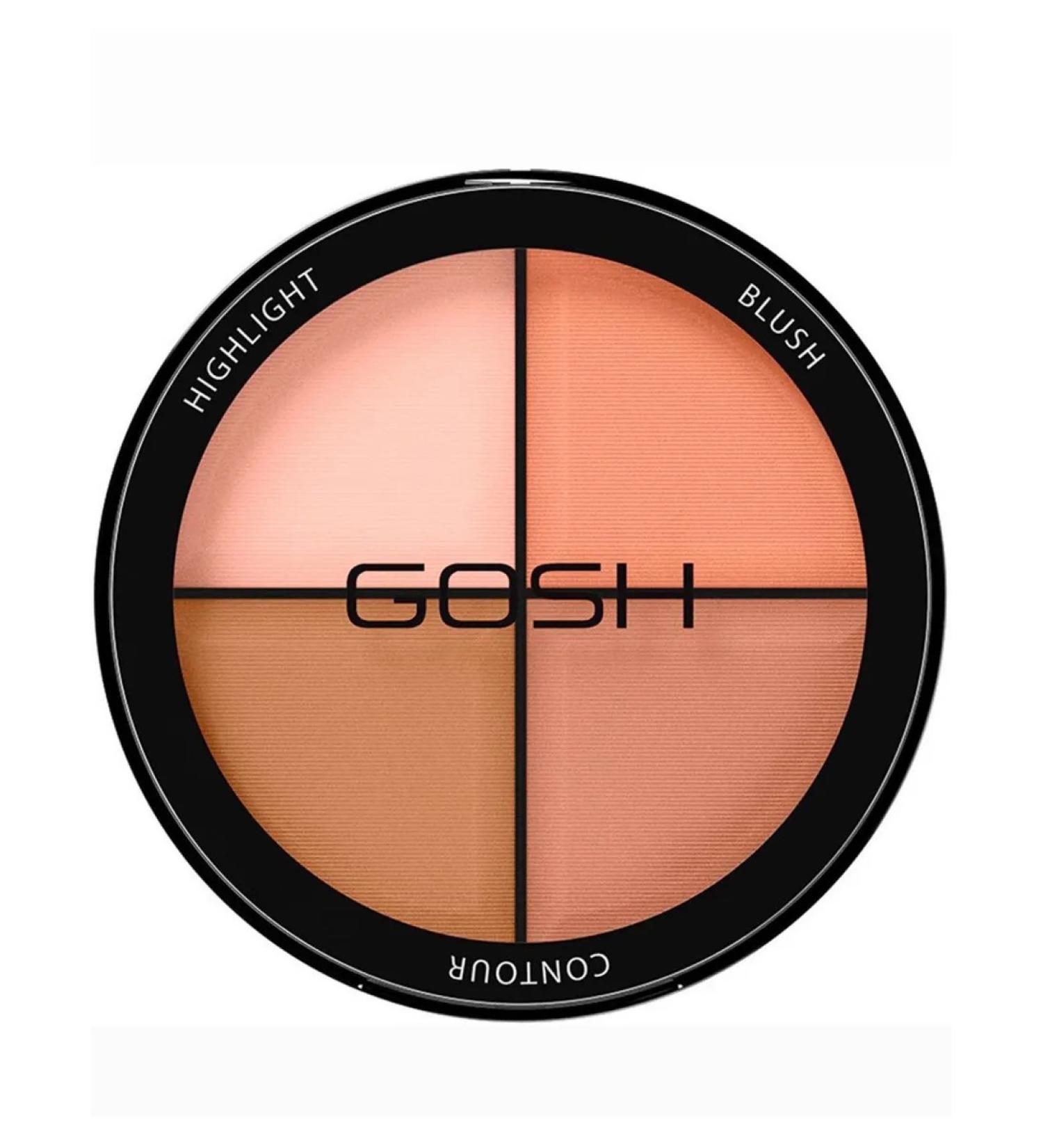 GOSH Highlighter blush and 2 matte bronze 4-B-1 001 Light