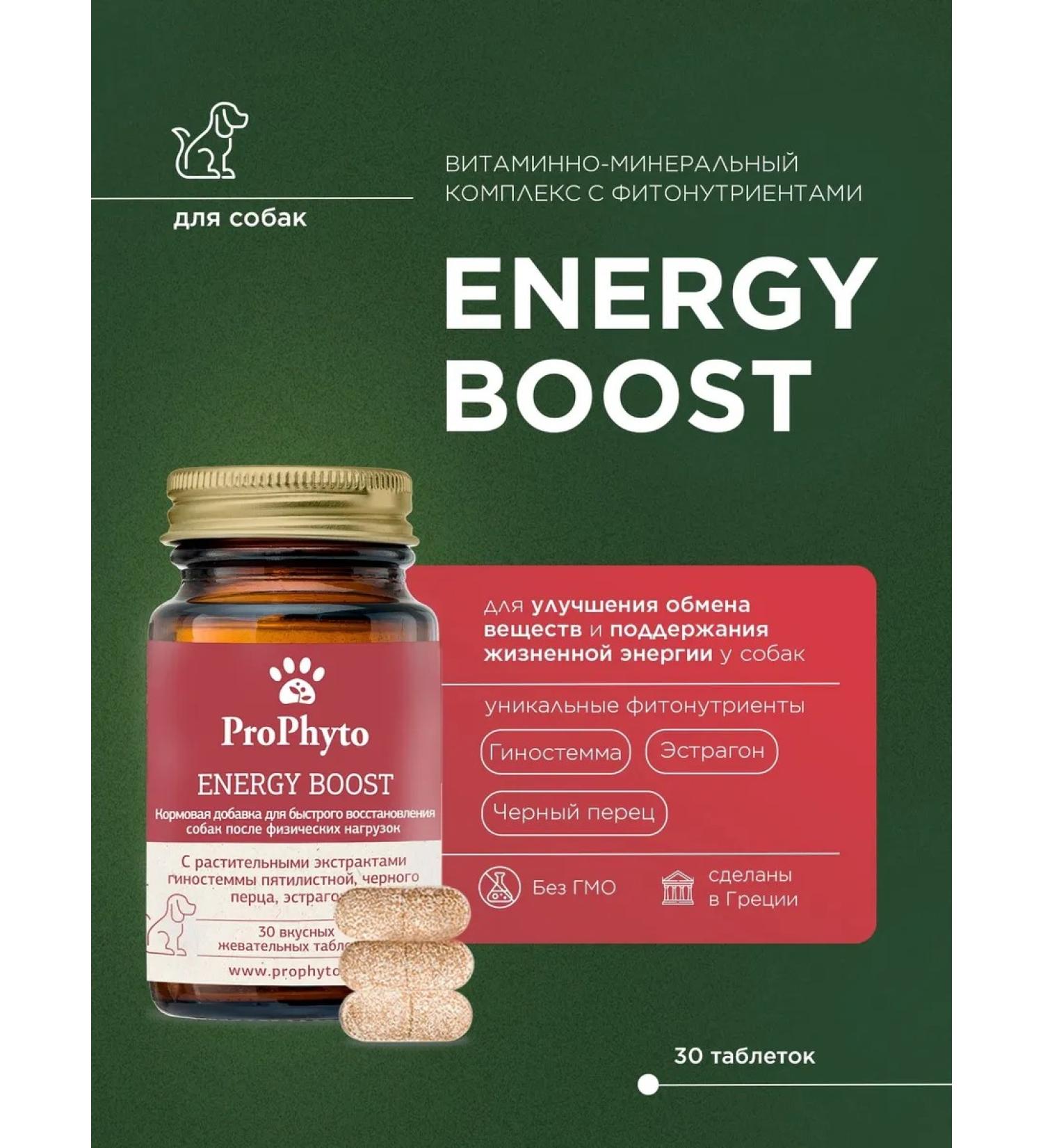 ProPhyto Profito Energy Bust 30 tablets - Buy Online on GoSupps.com