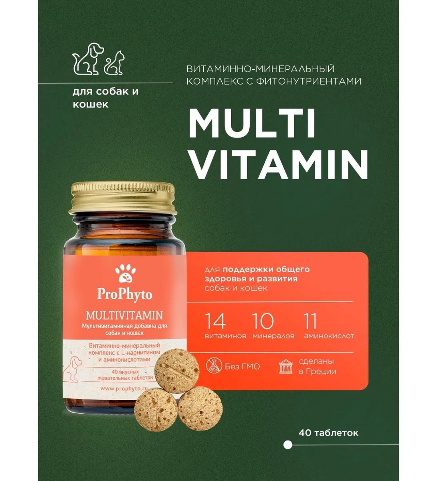 ProPhyto Profit Multivitamin 40 tablets - Buy Online on GoSupps.com