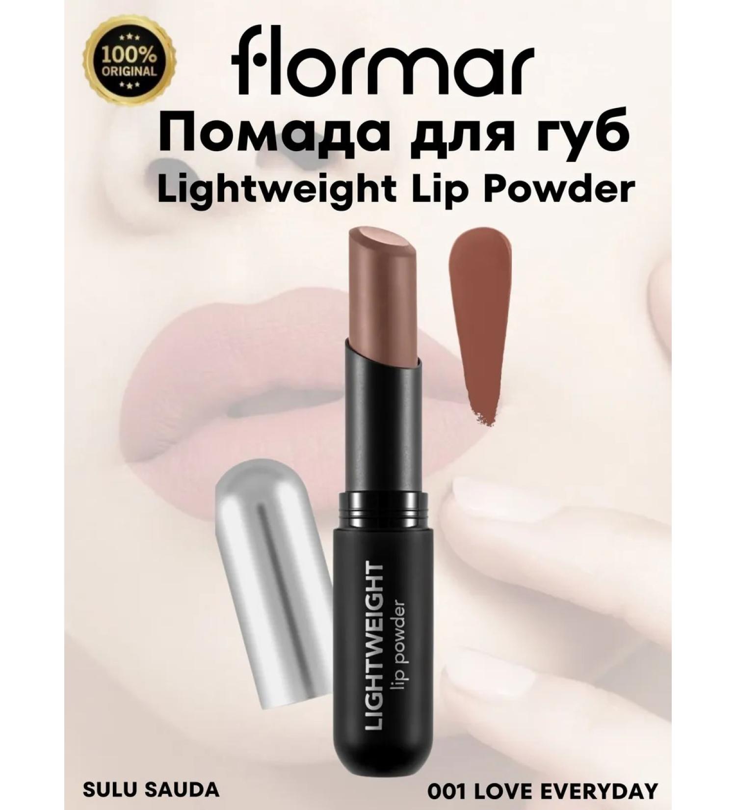 Flormar Lipstick Lightweight 001 Love EVERYDAY 3GR - Buy Online on GoSupps.com