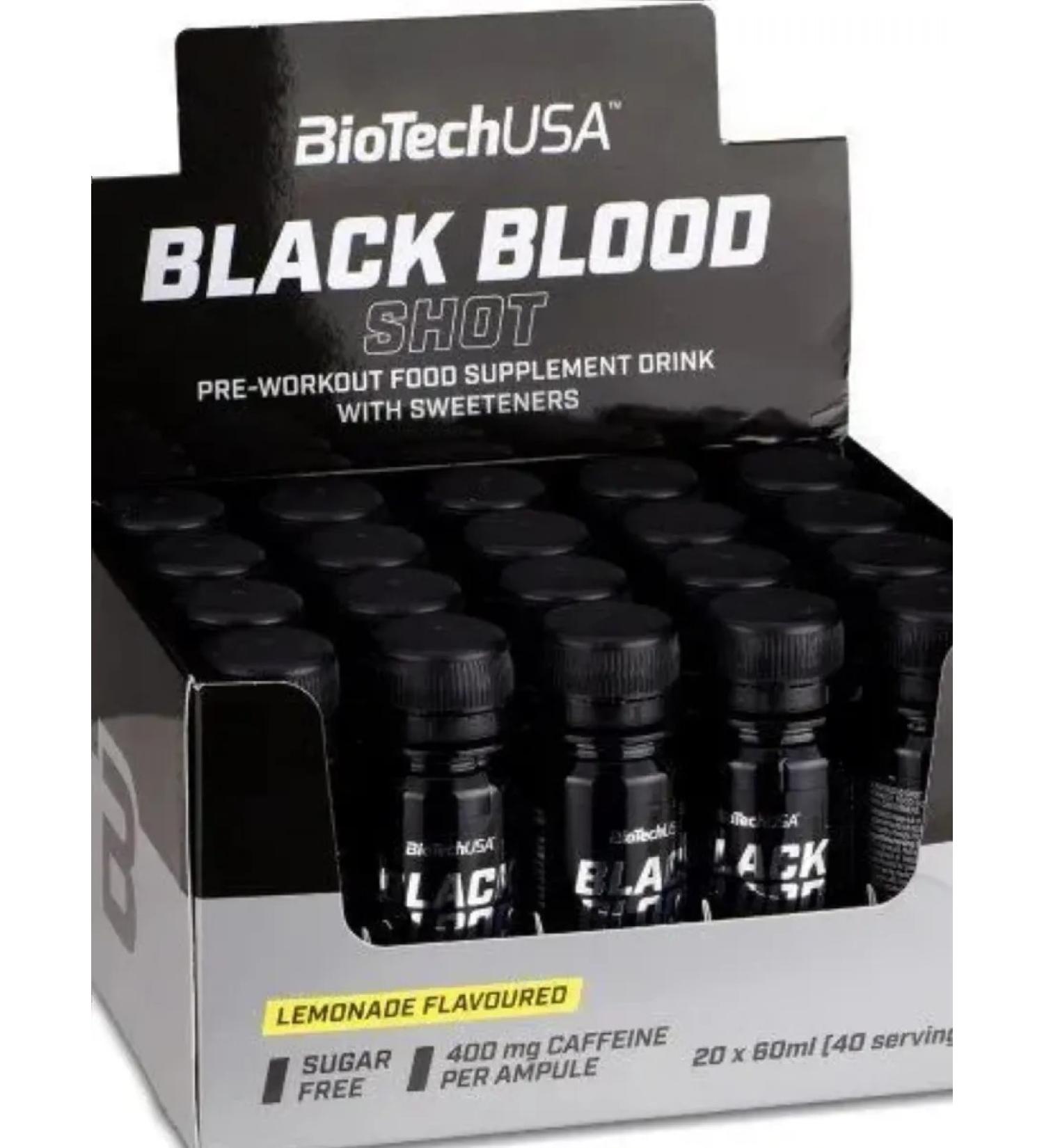 Biotech USA Black Blood Shot Lemonad
