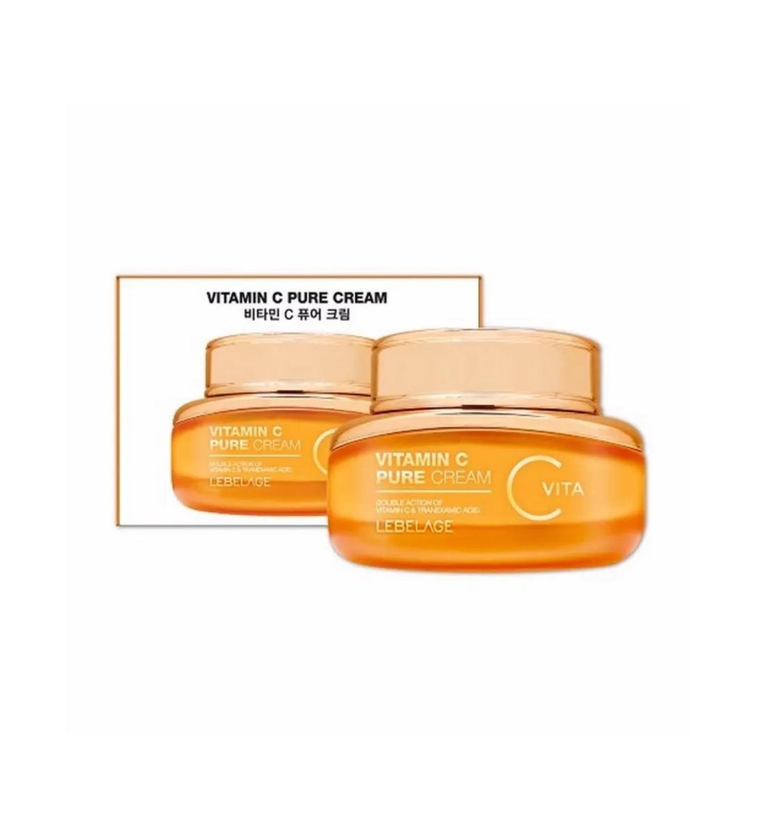 Lebelage Vitamin C Cream Vitamin C Pure Cream 55 ml - Buy Online on GoSupps.com