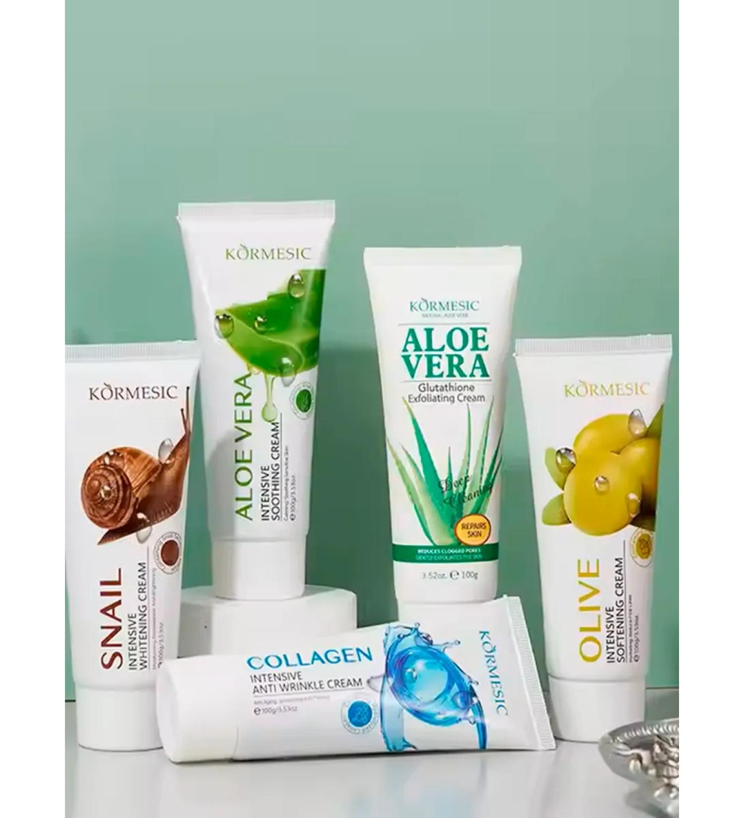 kormesik A set of 5 creams for skin and body skin - Buy Online on GoSupps.com