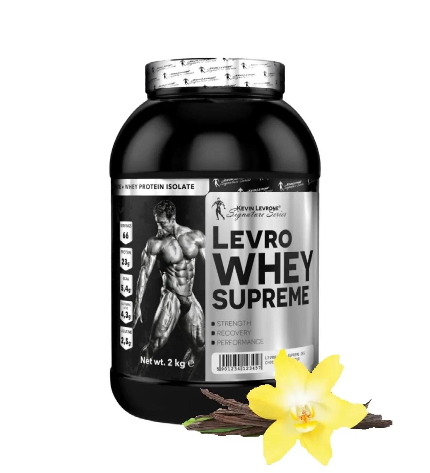 Kevin Levrone Protein Levrone Levro Whey Supreme 2 kg vanil - Buy Online on GoSupps.com