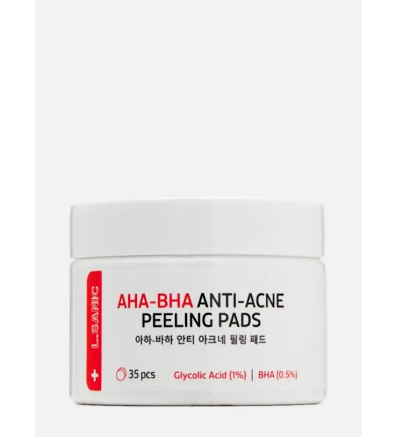 Exfoliating discs with AHA and BHA acids 35 pcs