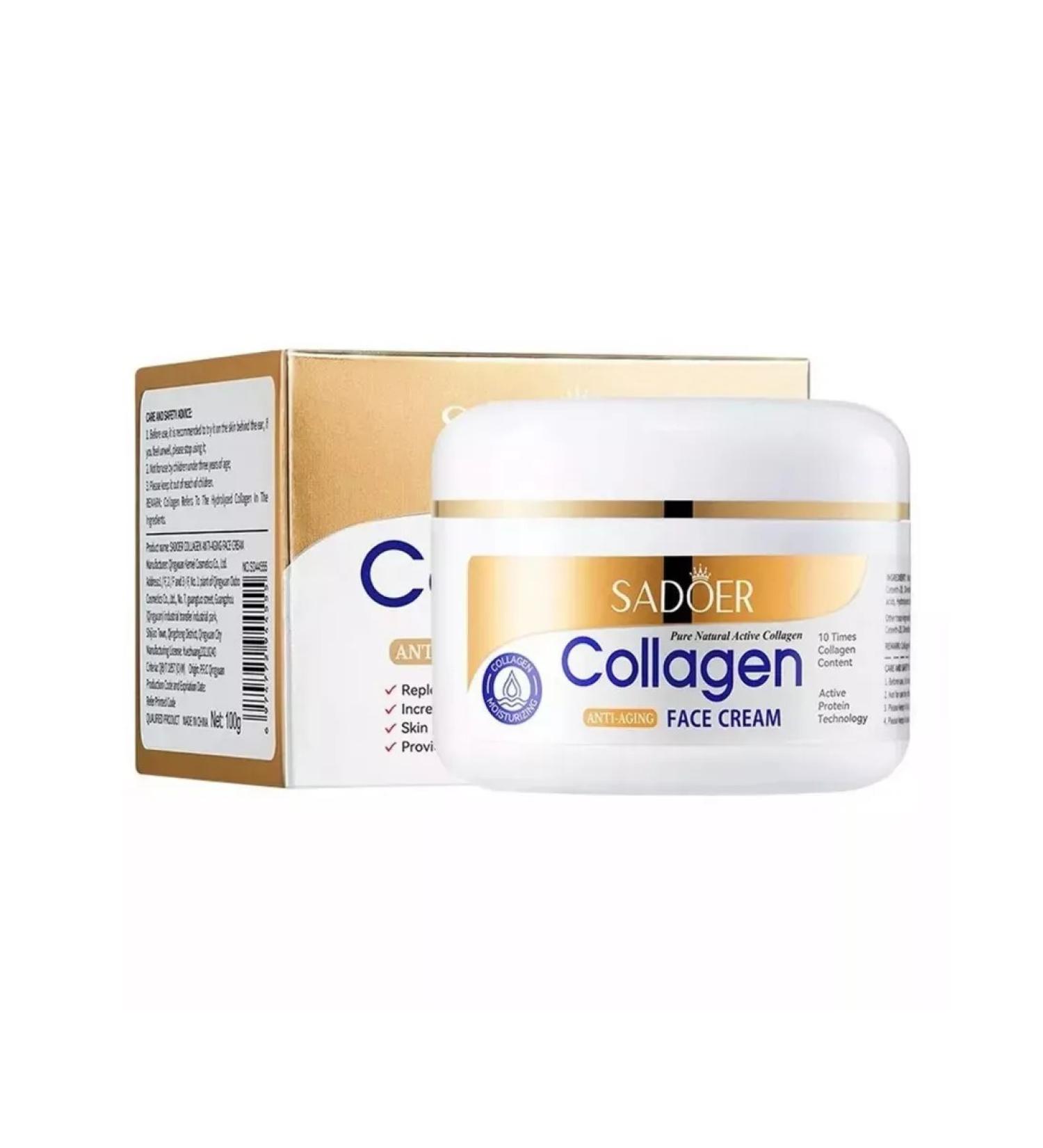 sadoer Face cream with collagen rejuvenating - Buy Online on GoSupps.com