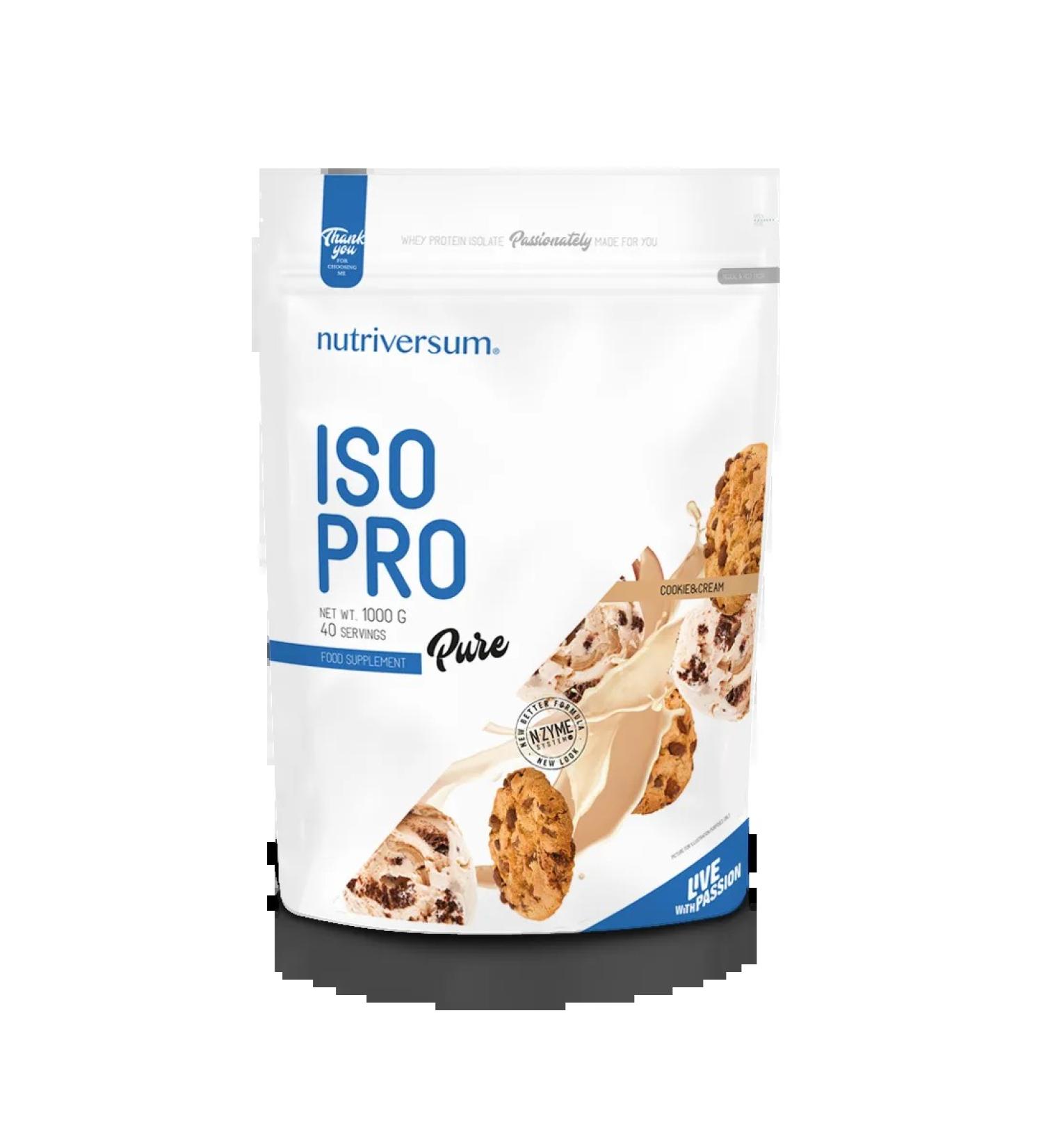 Nutriversum ISOPRO protein 86% 1000g cookies-Oreo