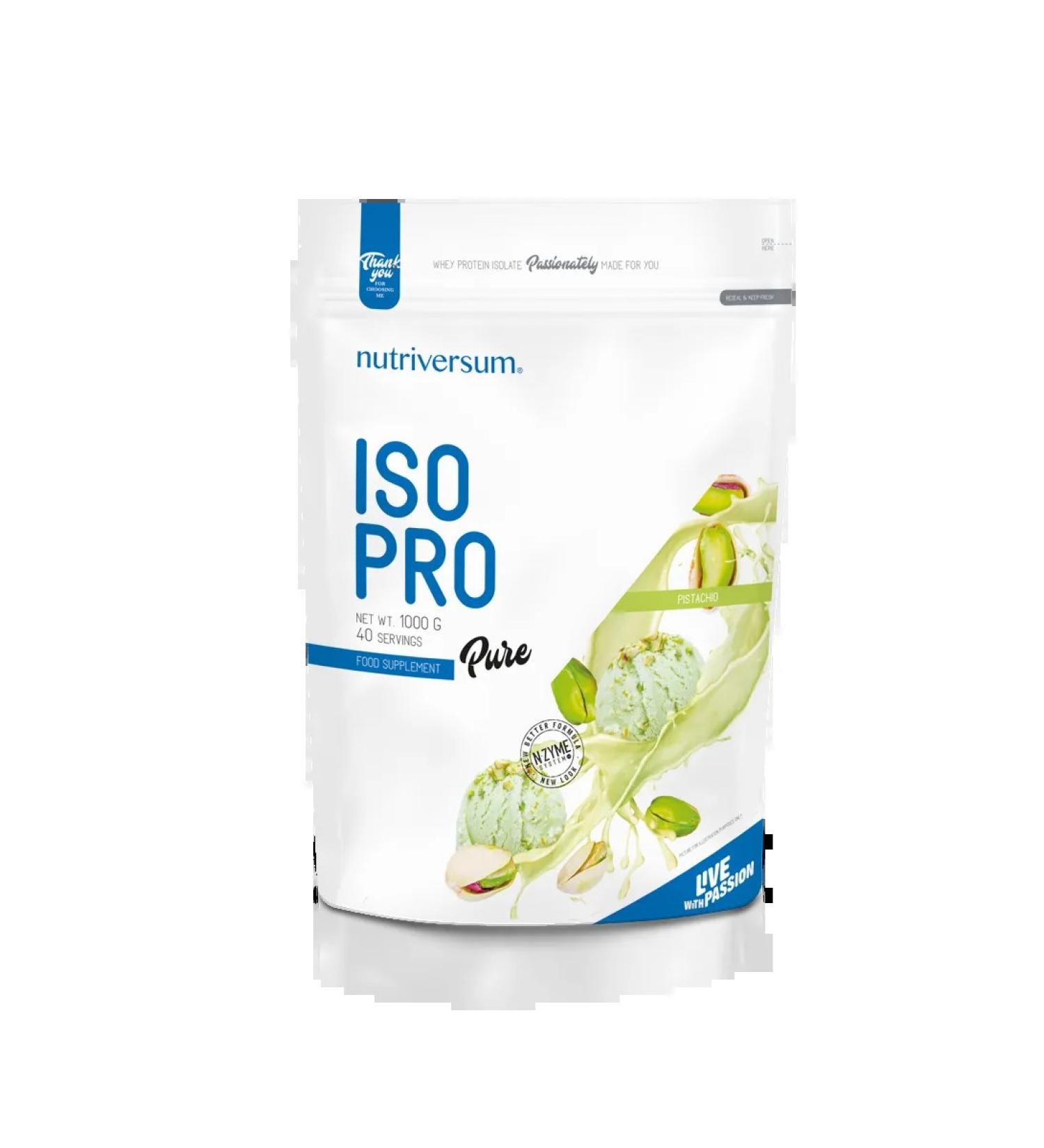 Nutriversum ISOPRO protein 86% 1000 g pistachi