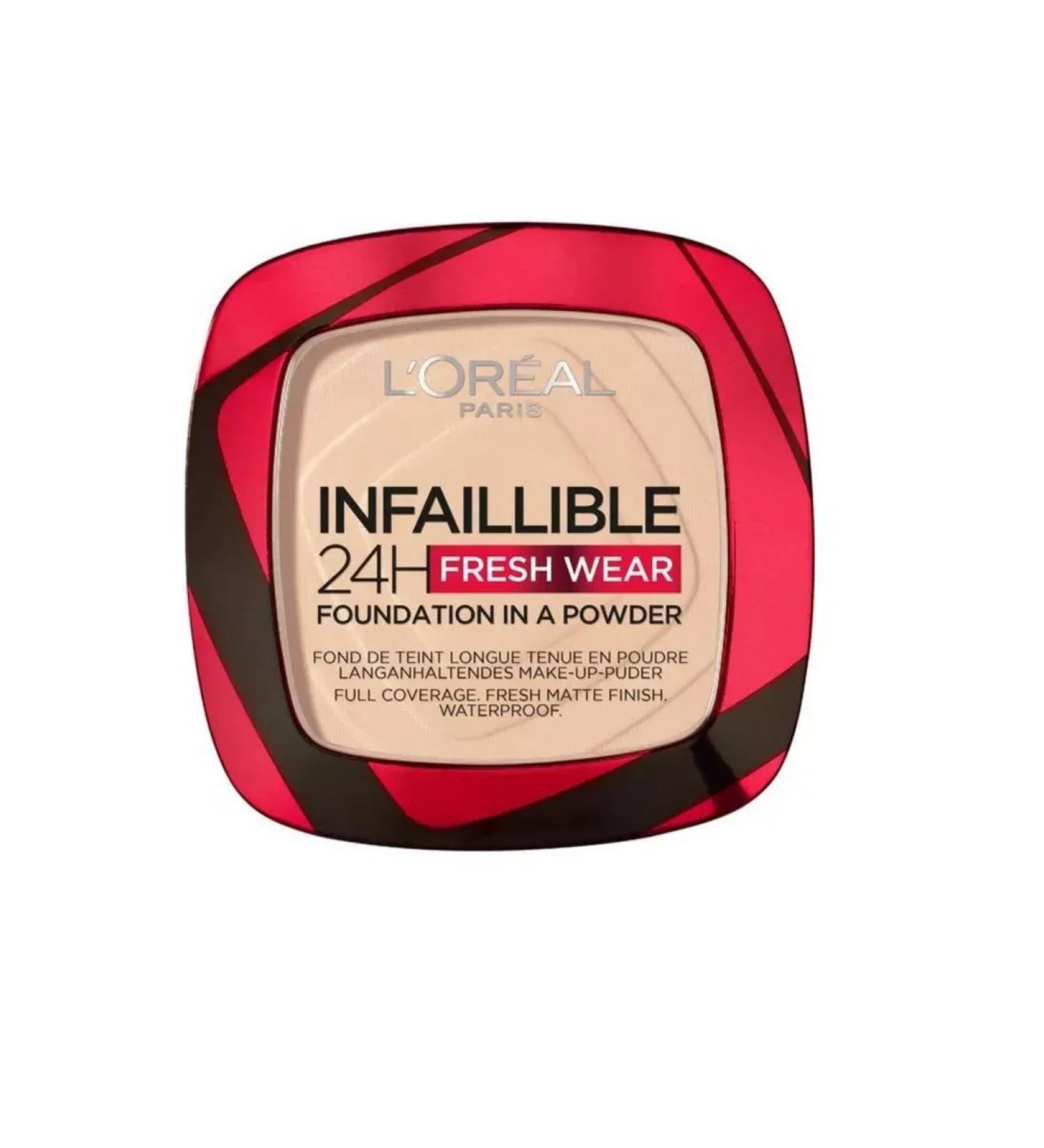 L'OREAL PARIS Compact powder Infailible 24h Fresh Wear 020 Ivory 9 g