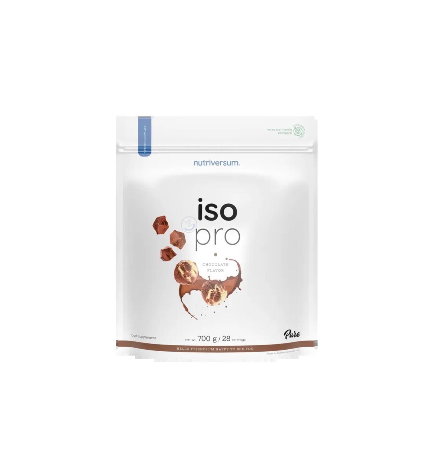 Nutriversum ISOPRO protein 86% 700g chocolate