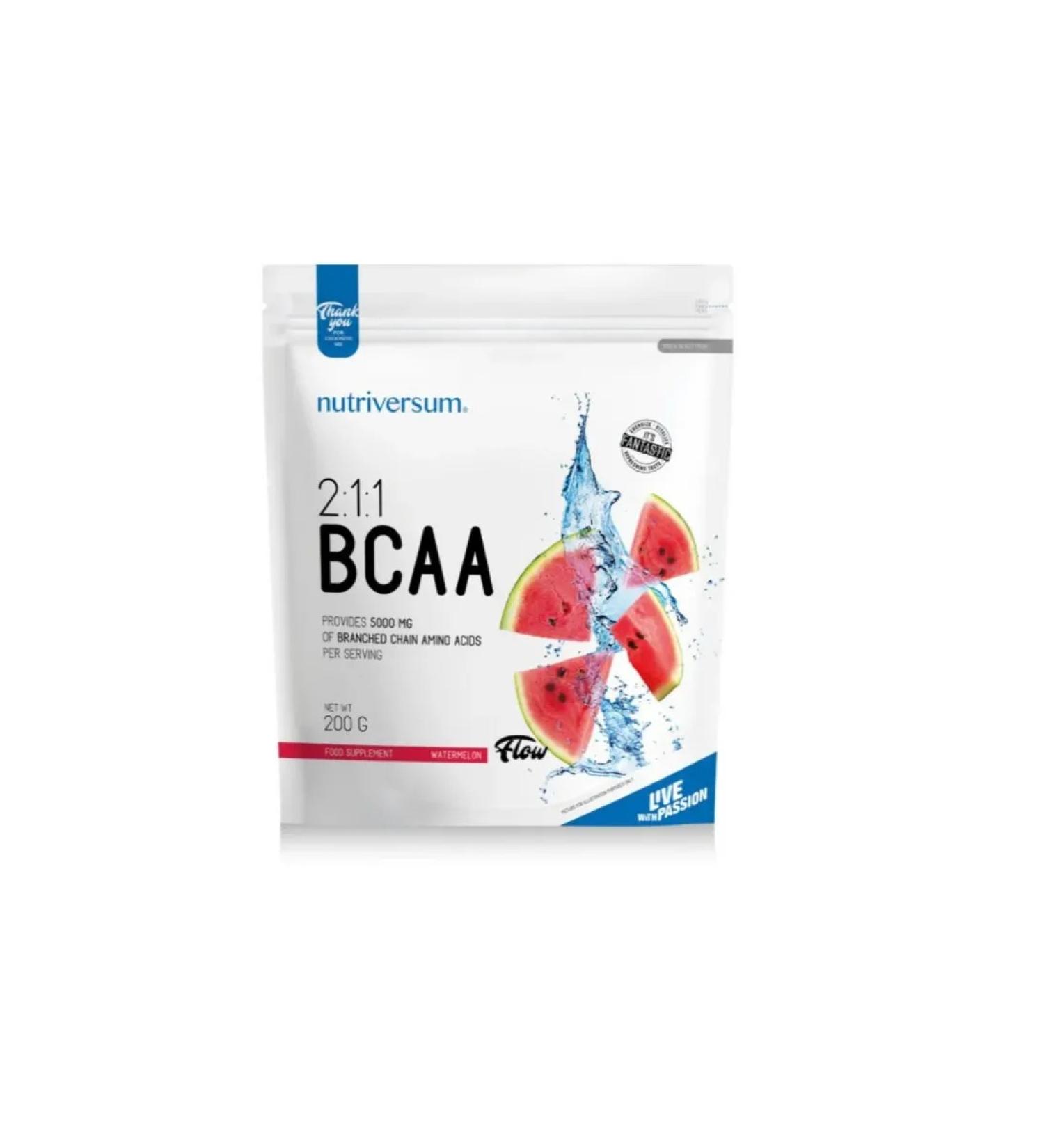 Nutriversum Amino acids BCAA 2 1 1 200 grams of watermelon