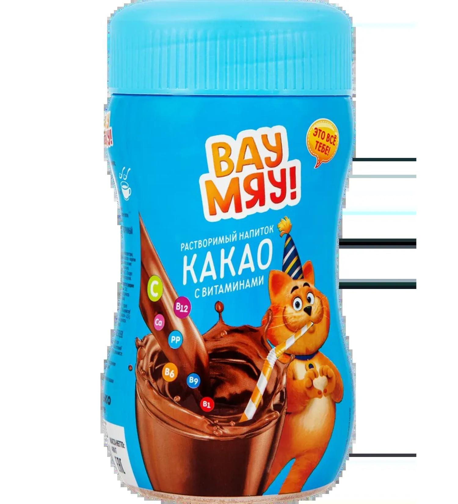 WOW MEOW Cocoa drinks with vitamins 400g 9pcs