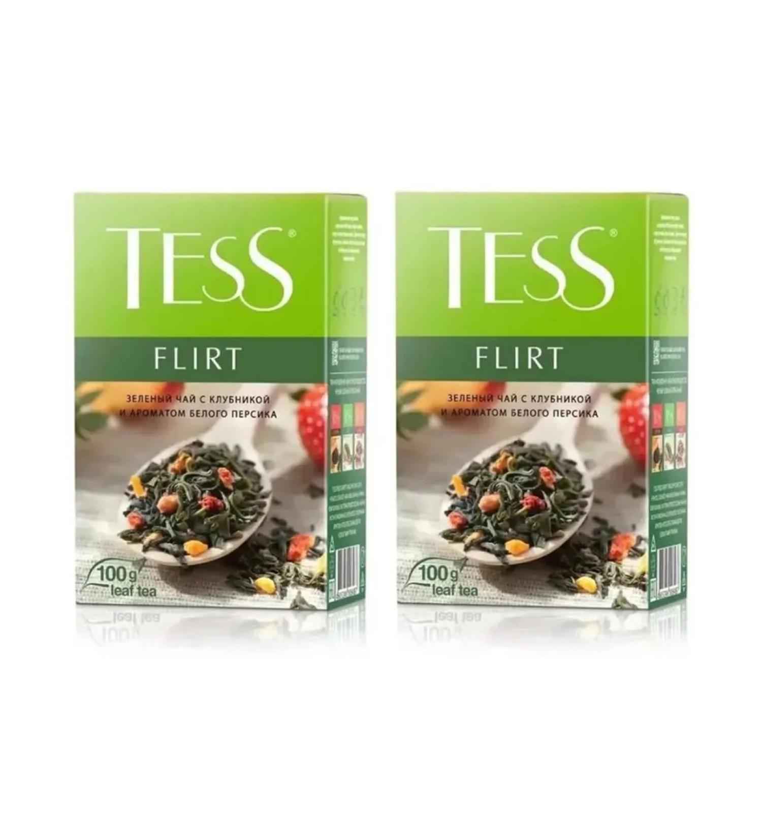 TESS Green tea Flirt 100 g - 2 pcs