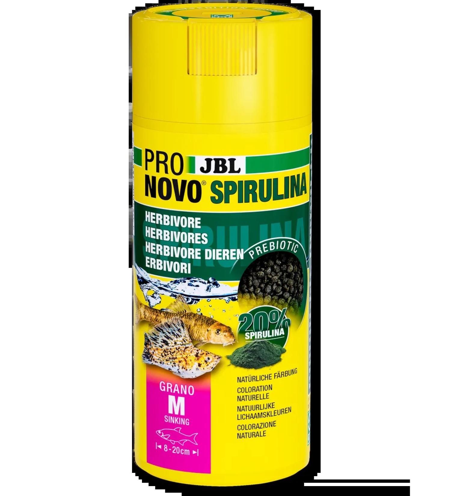 JBL Fish feed Pronovo Spirulina Grano M 250ml