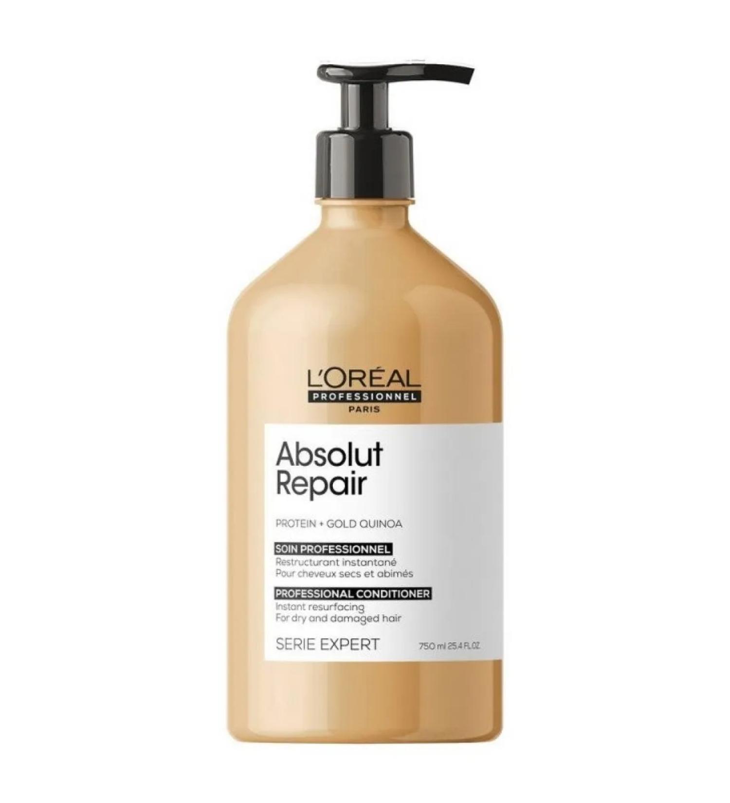 L'OREAL L'REAL ABSOLUT Repair hair air conditioner 750 ml - Buy Online on GoSupps.com