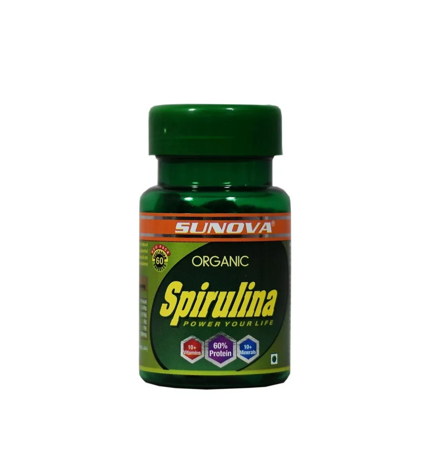 BEAUTECRETS Sunova Spirulina Spirulina 60 Caps
