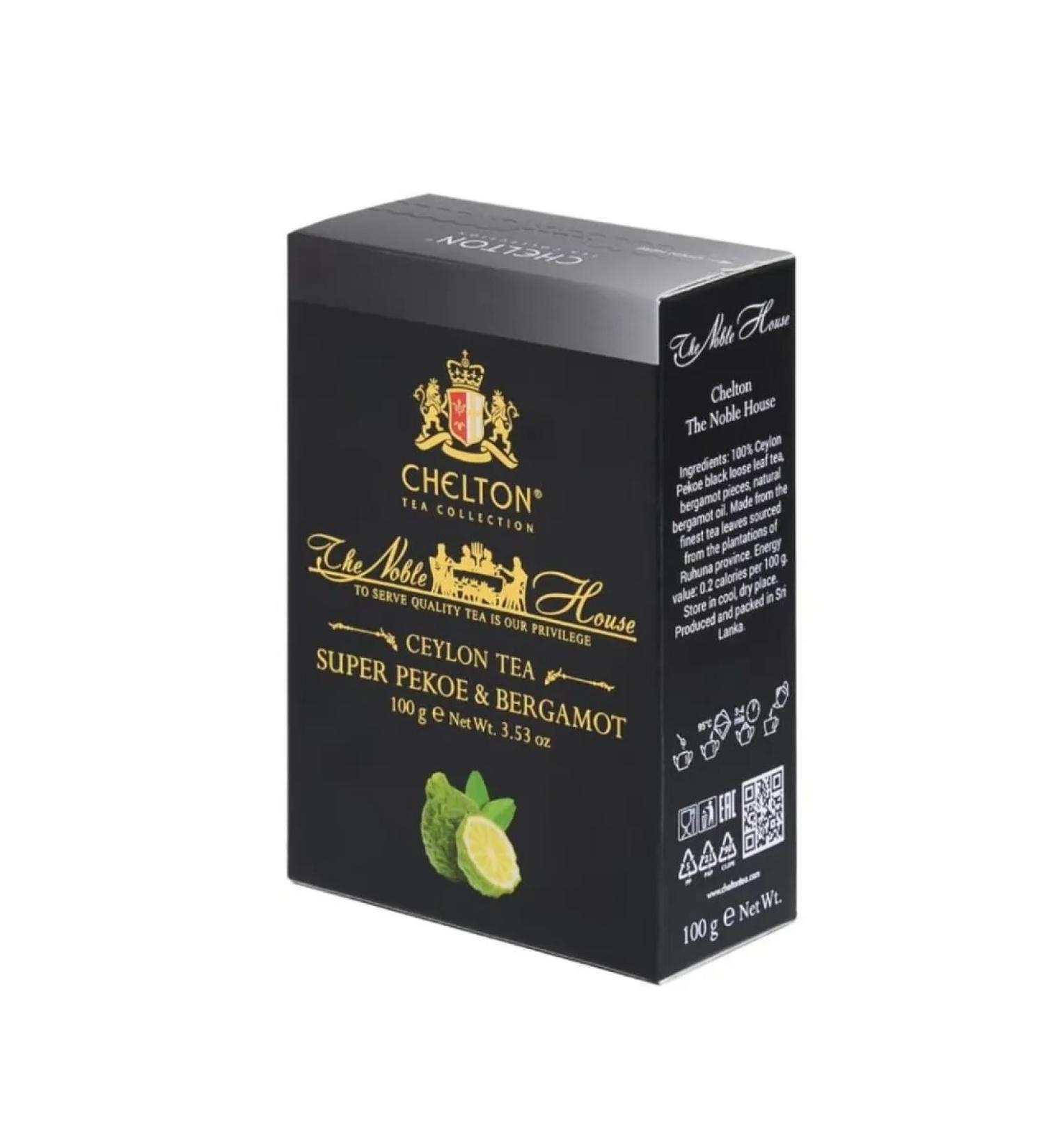 Chelton Black Ceylon leaf tea with bergamot 100g