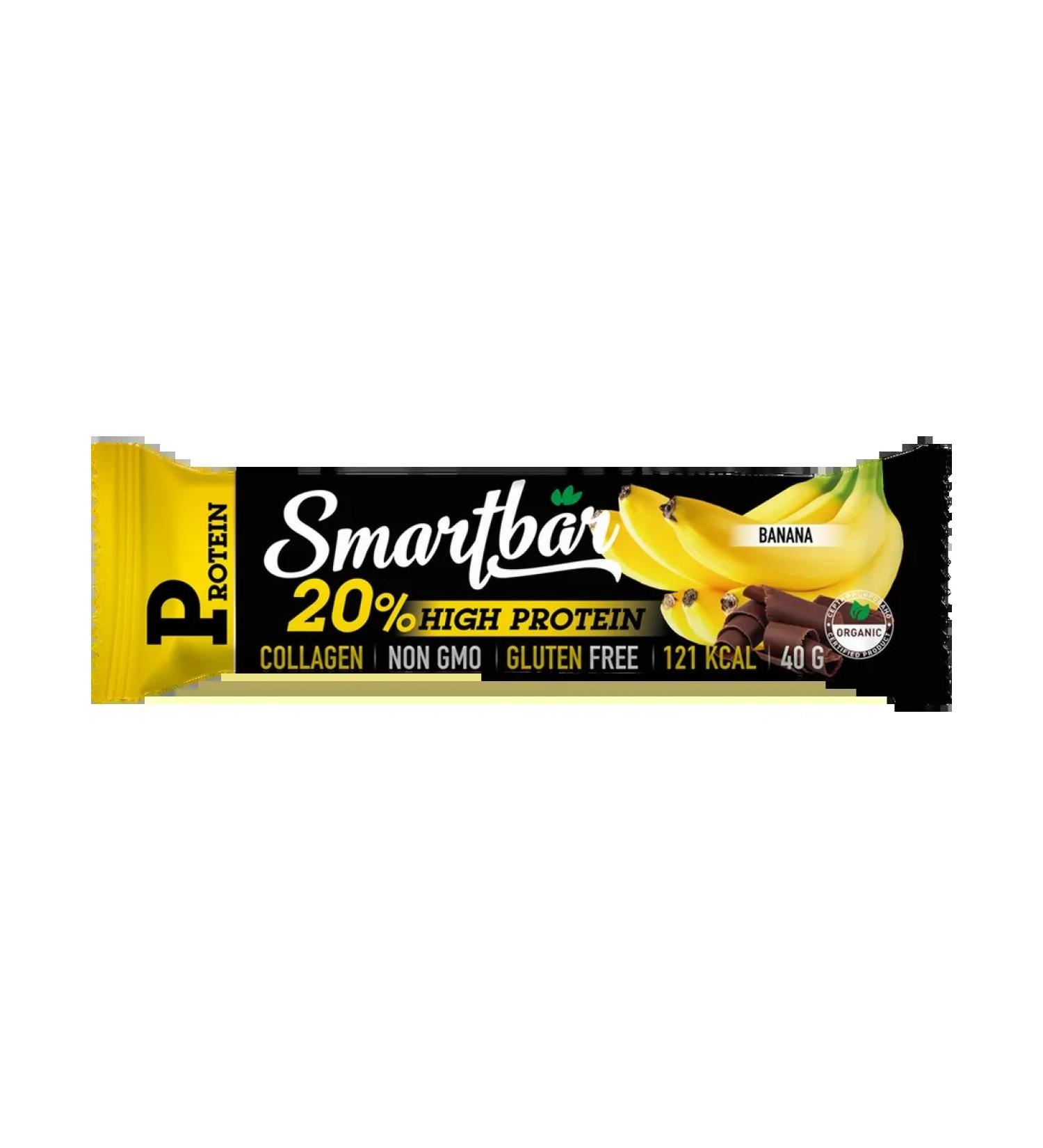 Smartbar Protein -protein bar banana in dark