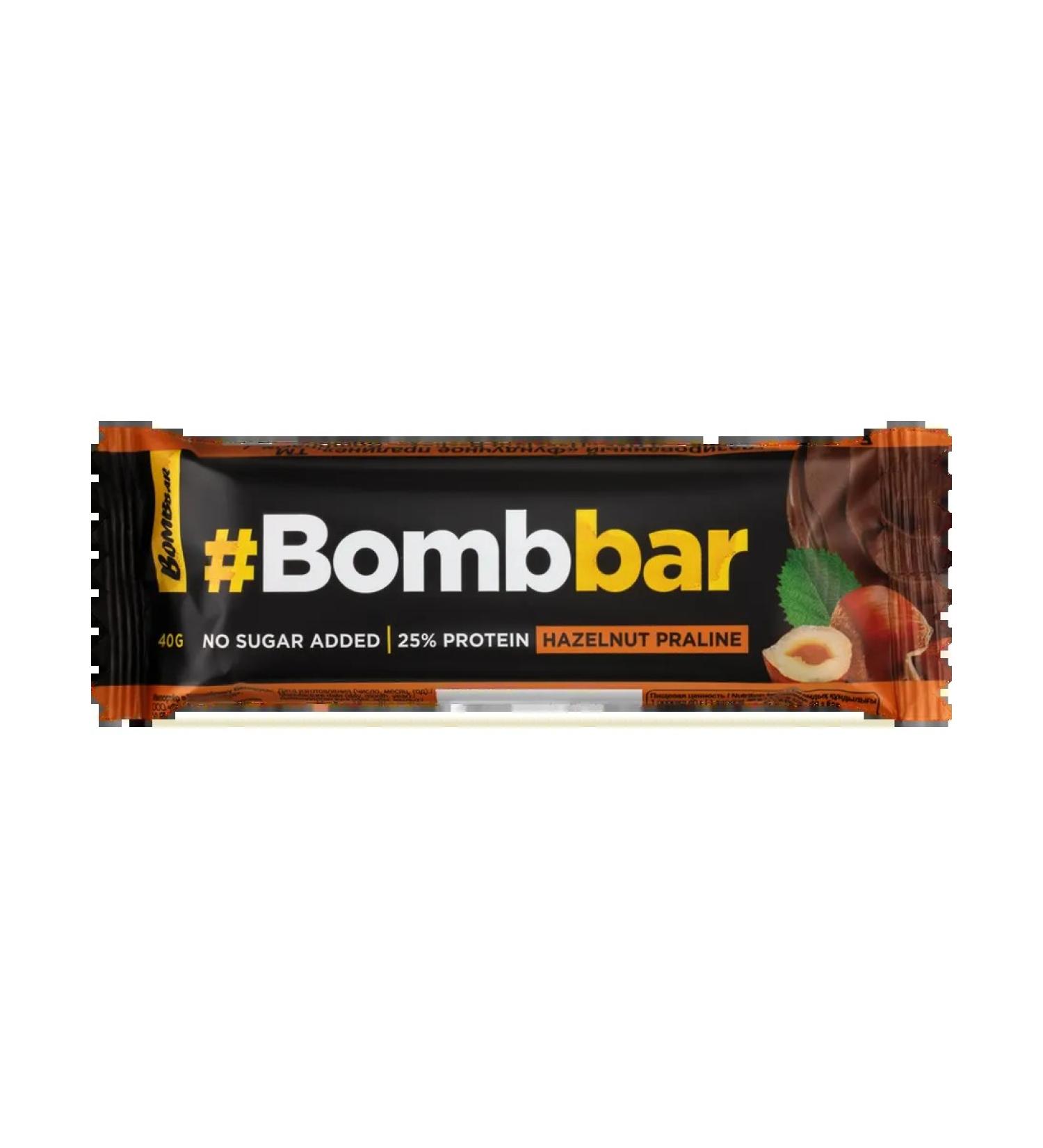 BombBar Batonchik protein lobe plinen in chocolate