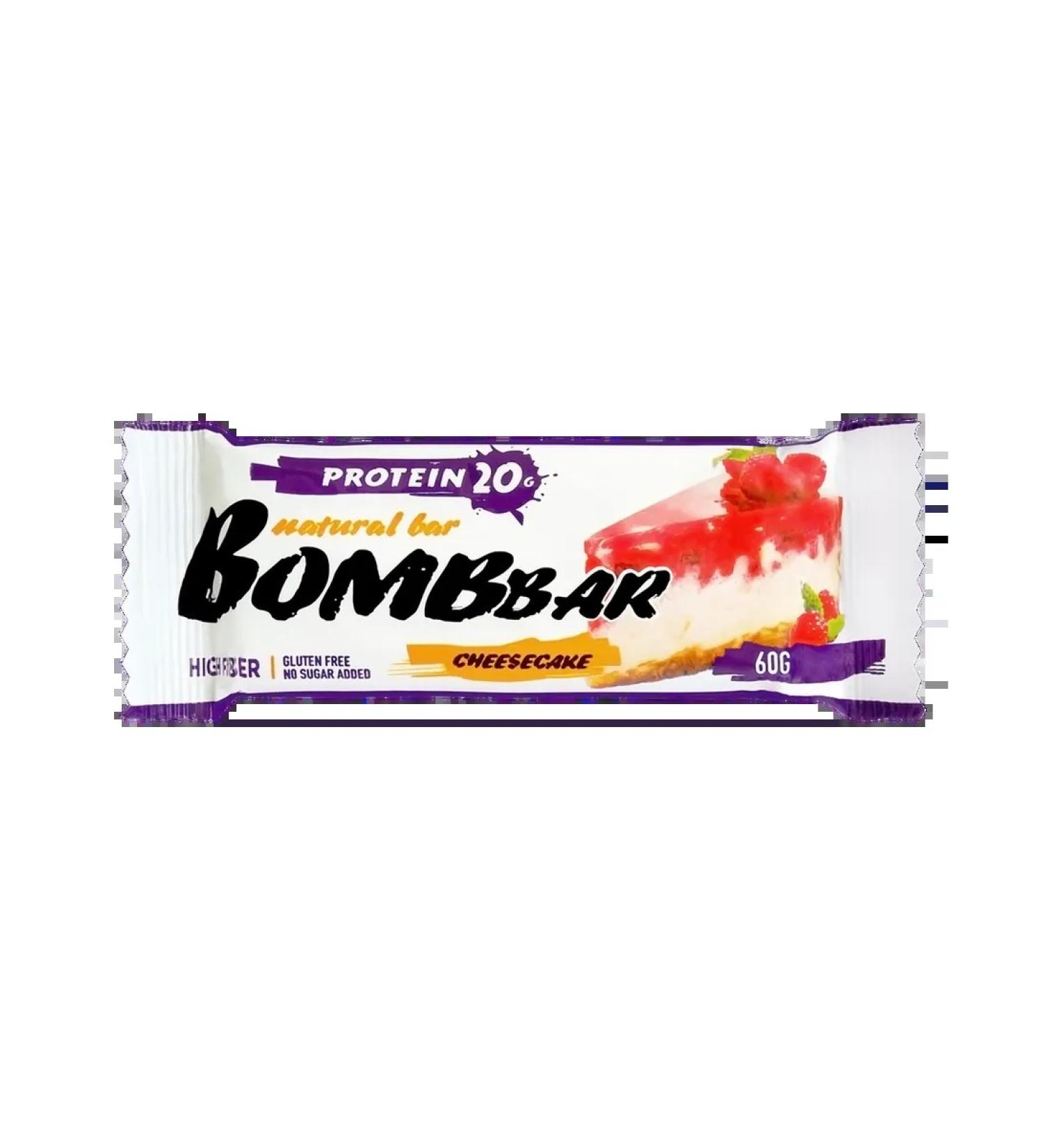 BombBar Bank protein raspberry cheesecake 60g