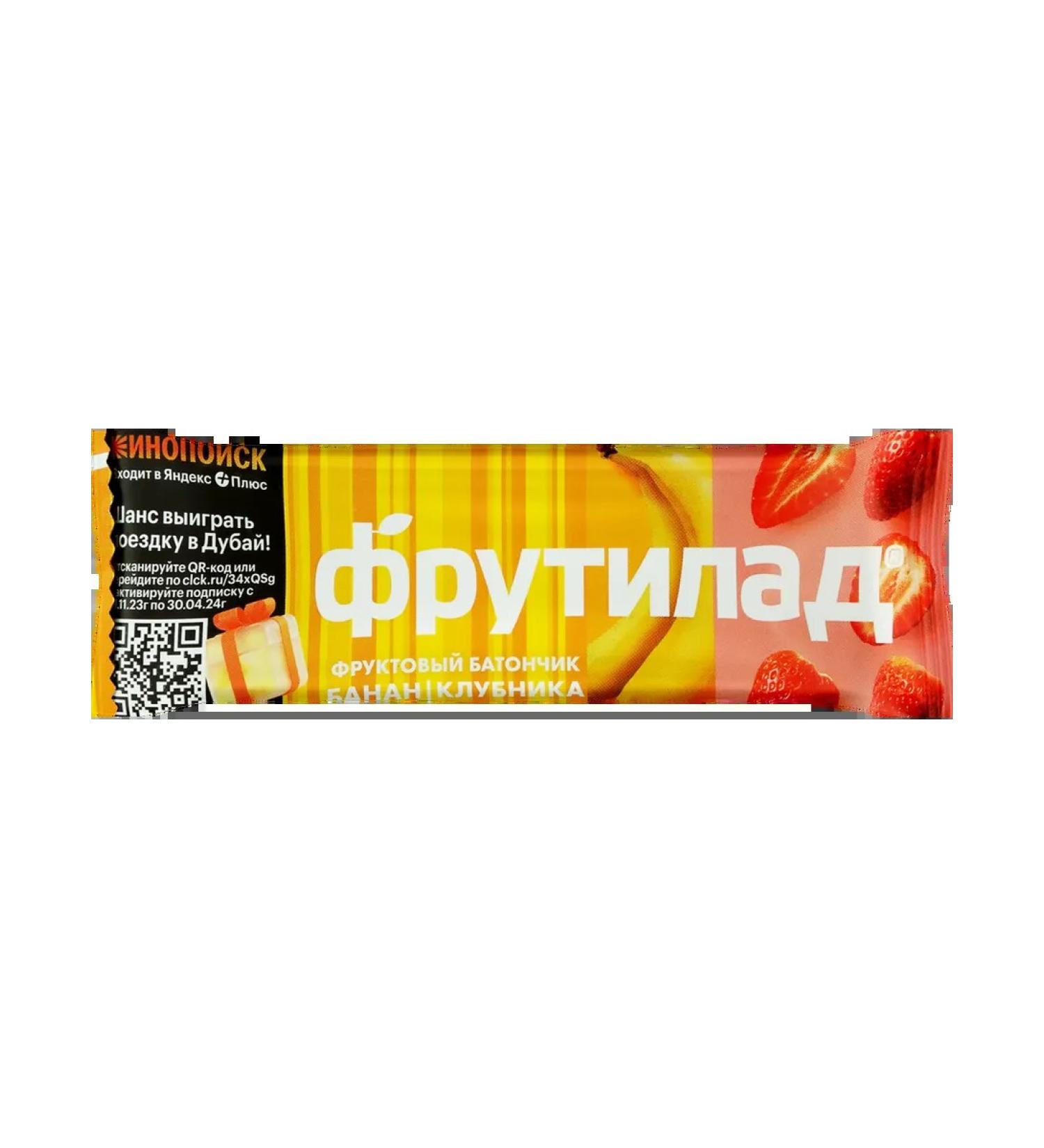 Frutilade Batonchik Banana and strawberries 30g