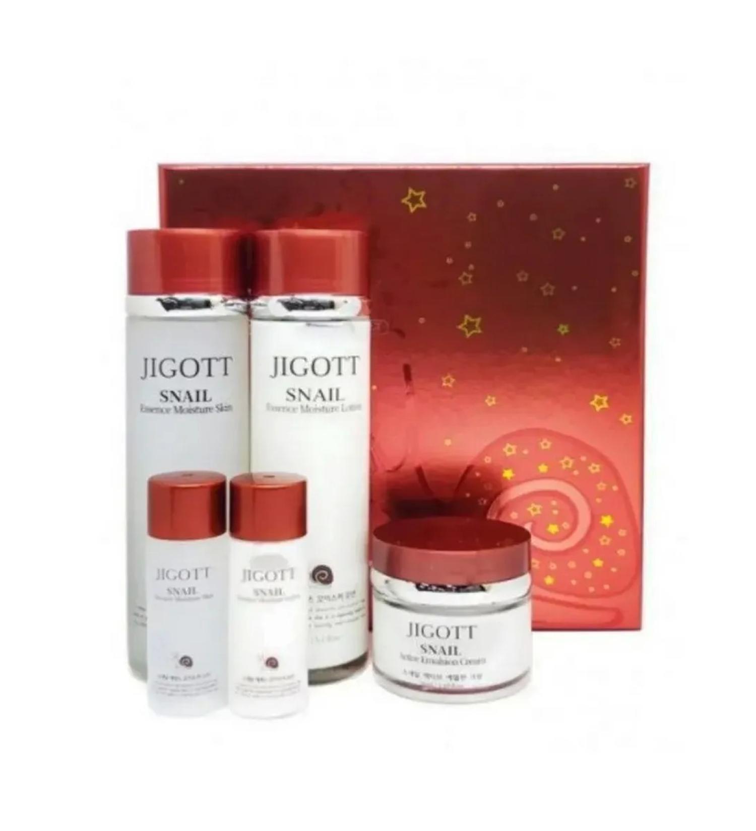 Jigott Facial set with snail extract - Buy Online on GoSupps.com
