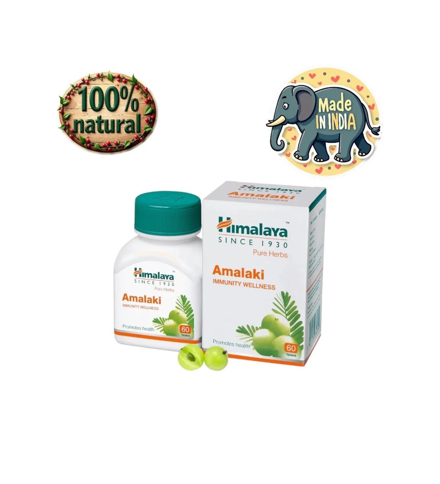 Himalayas Amalaki tablets for immunity 60Tab - Buy Online on GoSupps.com