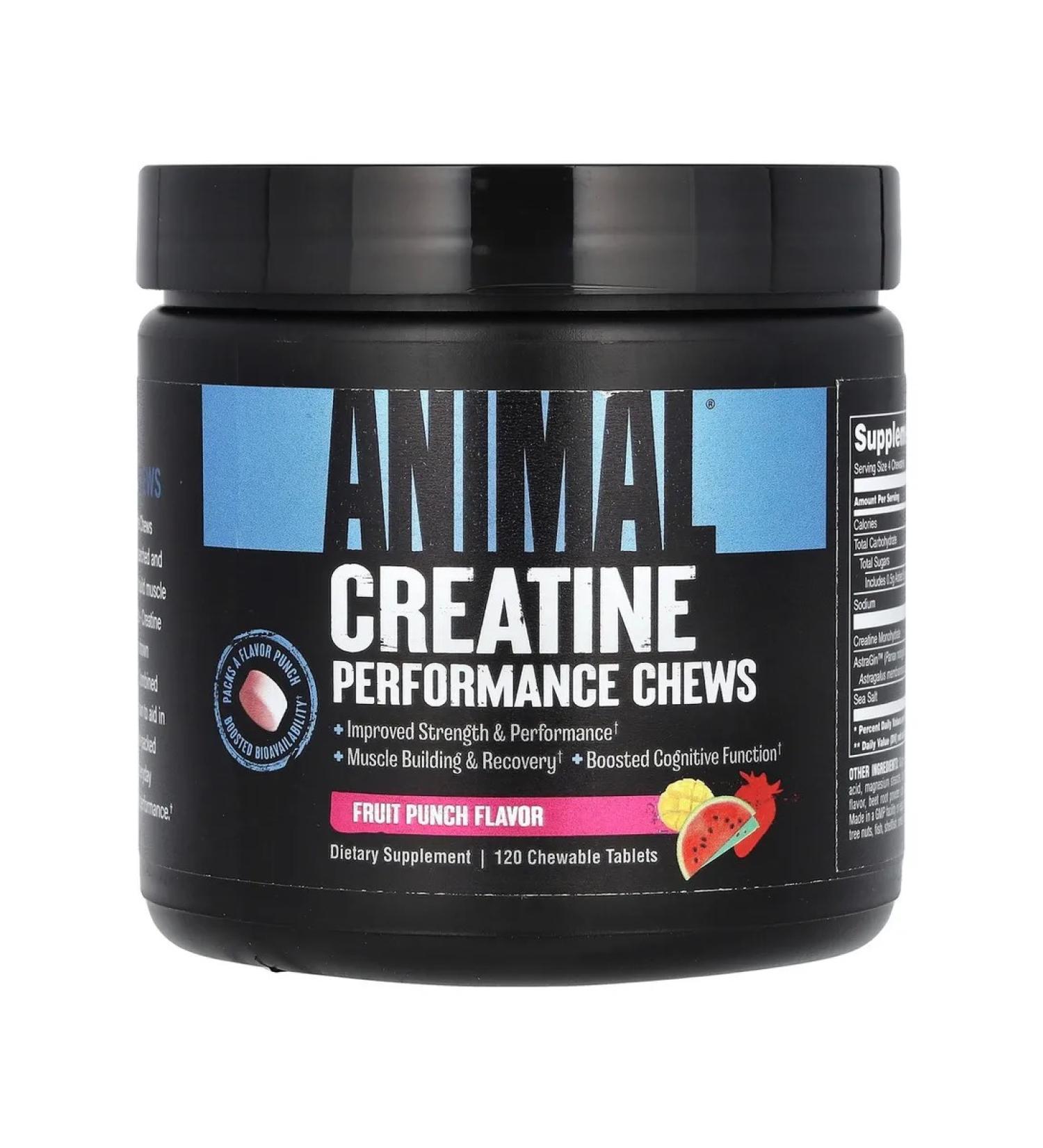Animal Chewing tablets with Creatine Creatine 120 pcs