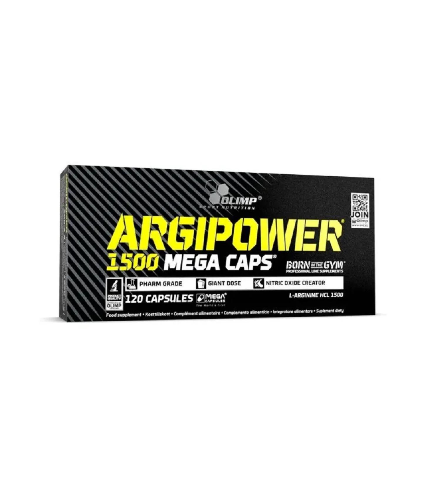 Olympus L Arginine 120 capsules for men Argipower 1500