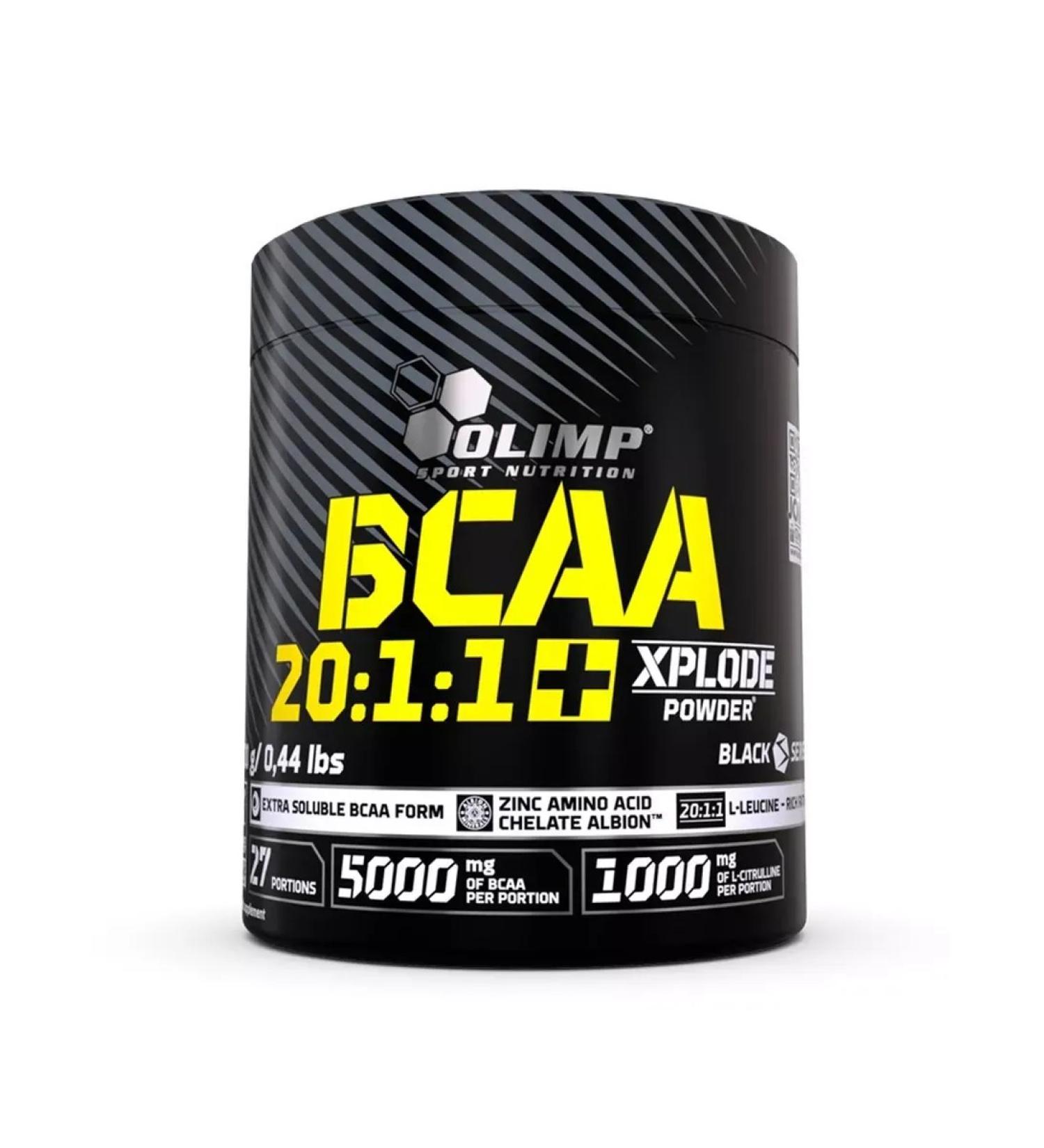 Olympus Amino acids 200 g BCAA 20 1 1 dietary supplement sportpit for men